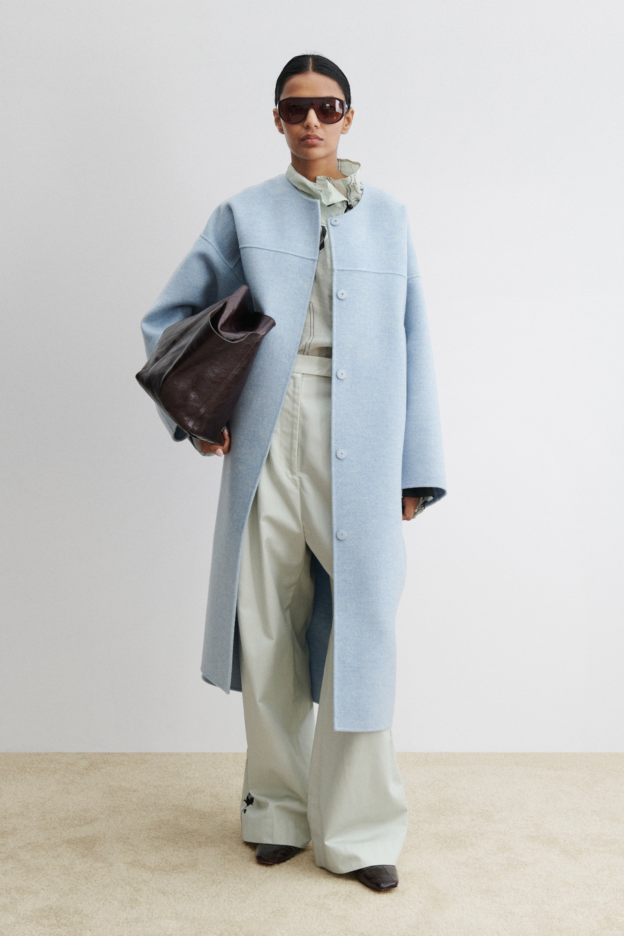 Rachel Comey Clothing Glint Coat Light Blue