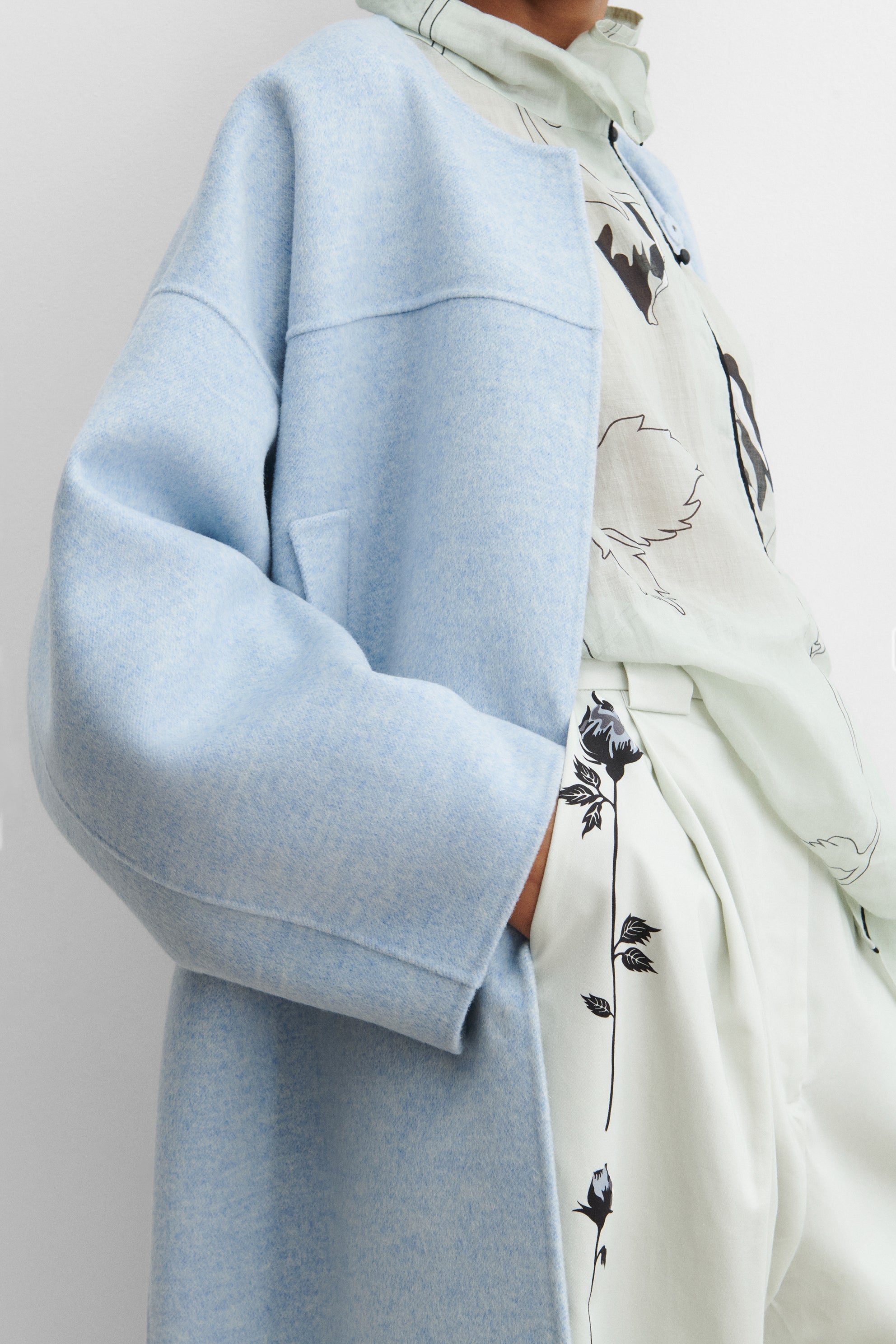 Rachel Comey Clothing Glint Coat Light Blue