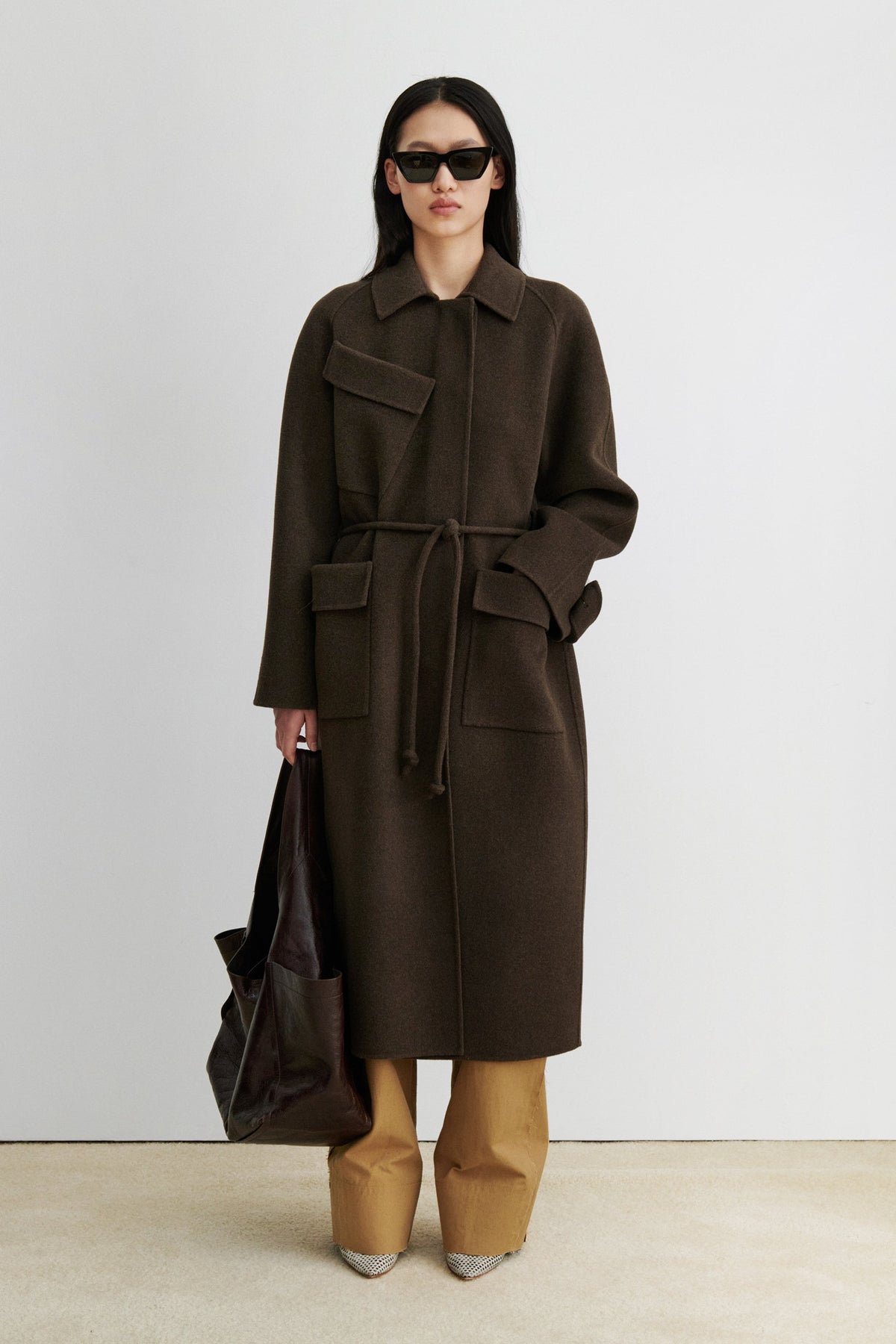 Rachel Comey Clothing Alves Trench Brown Melange