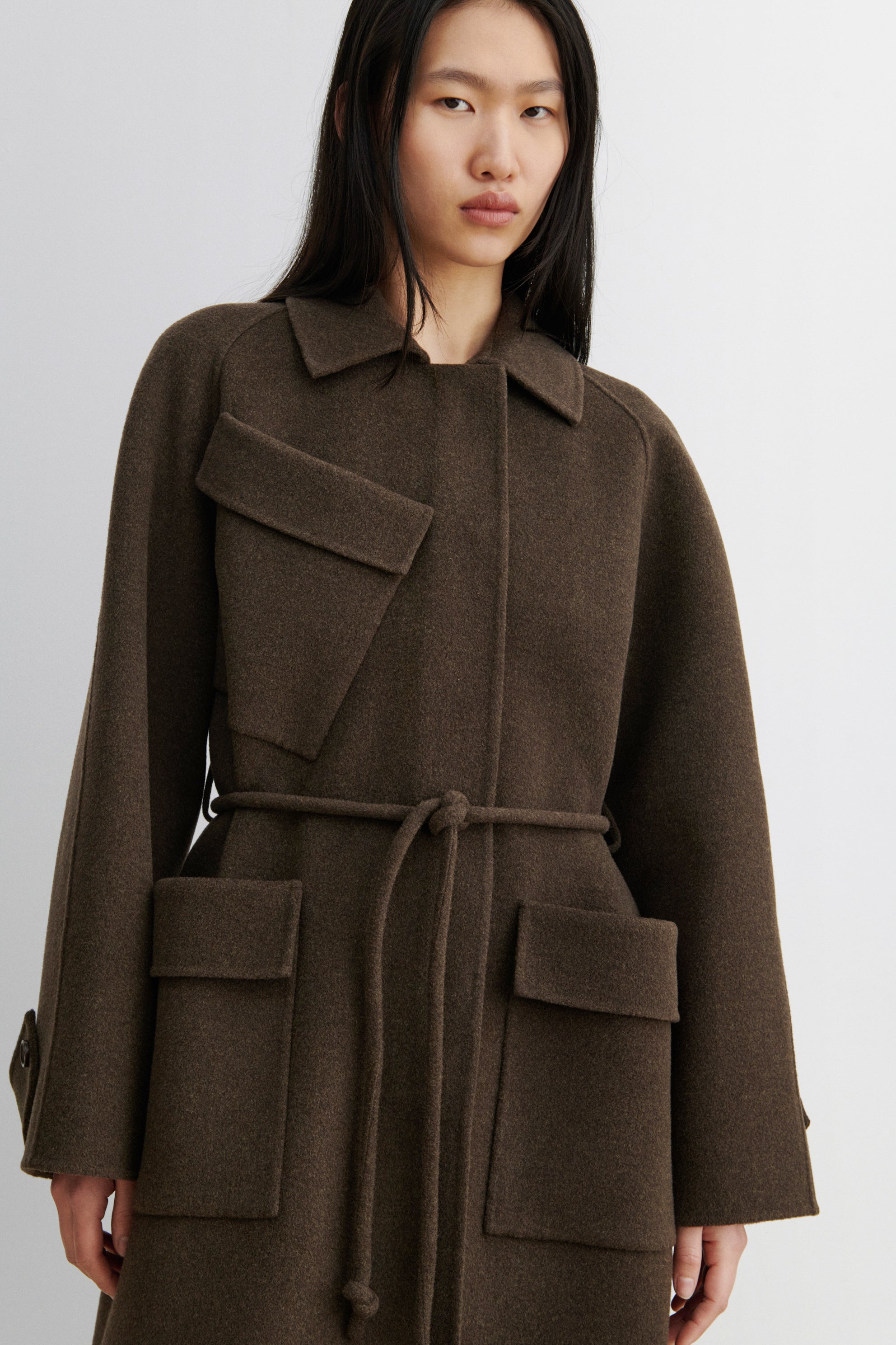Rachel Comey Clothing Alves Trench Brown Melange