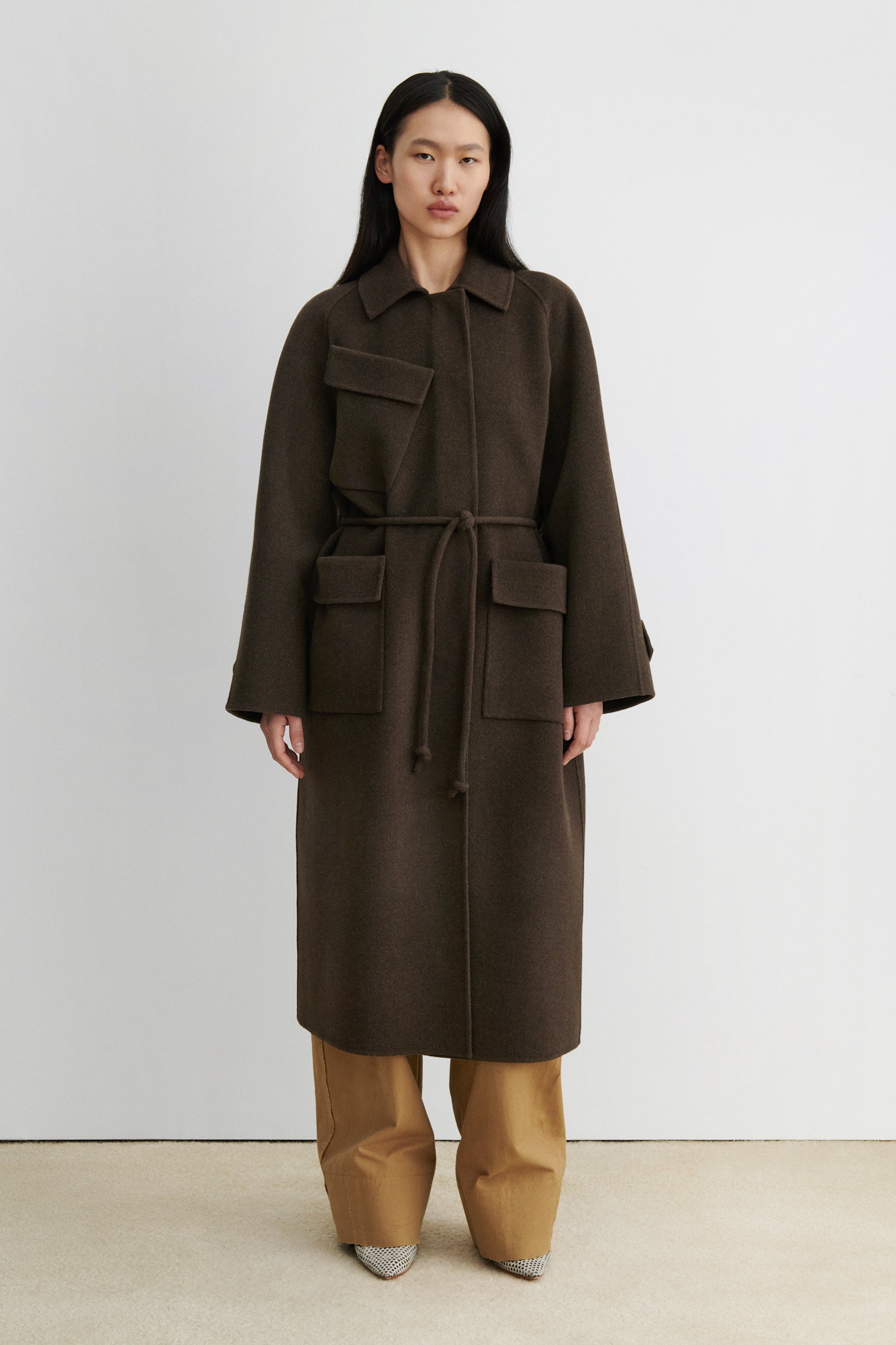 Rachel Comey Clothing Alves Trench Brown Melange