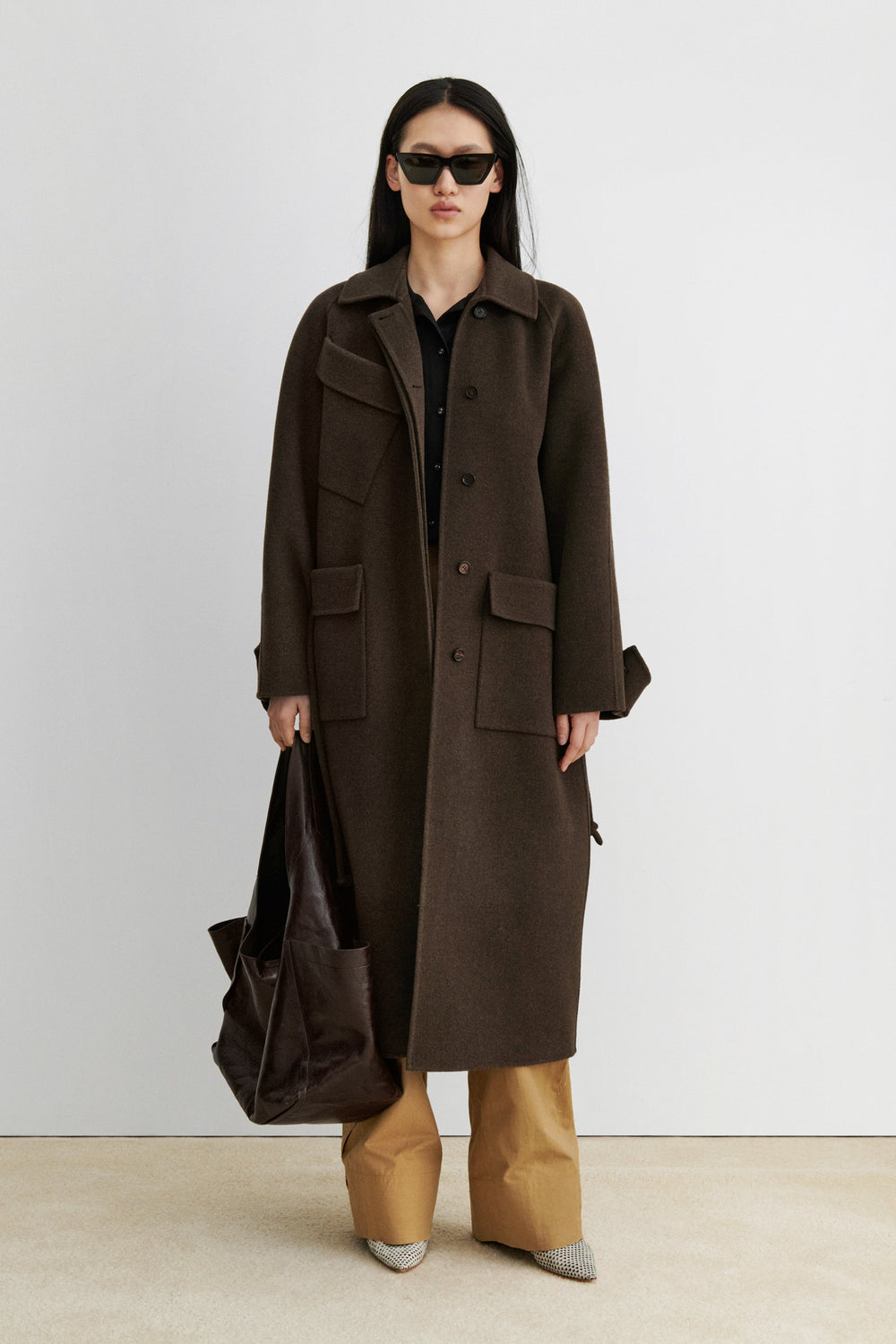 Rachel Comey Clothing Alves Trench Brown Melange