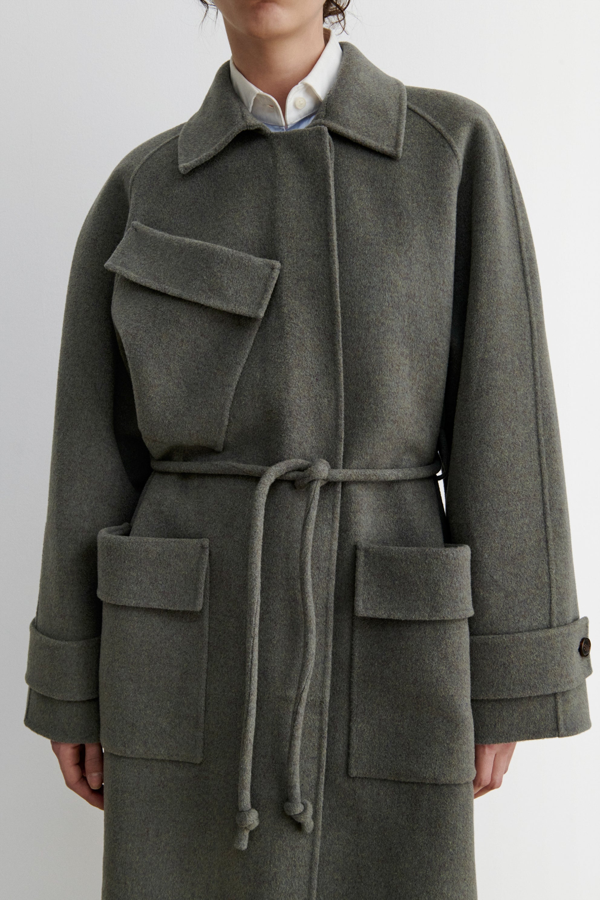 Rachel Comey Clothing Alves Trench Brown Melange