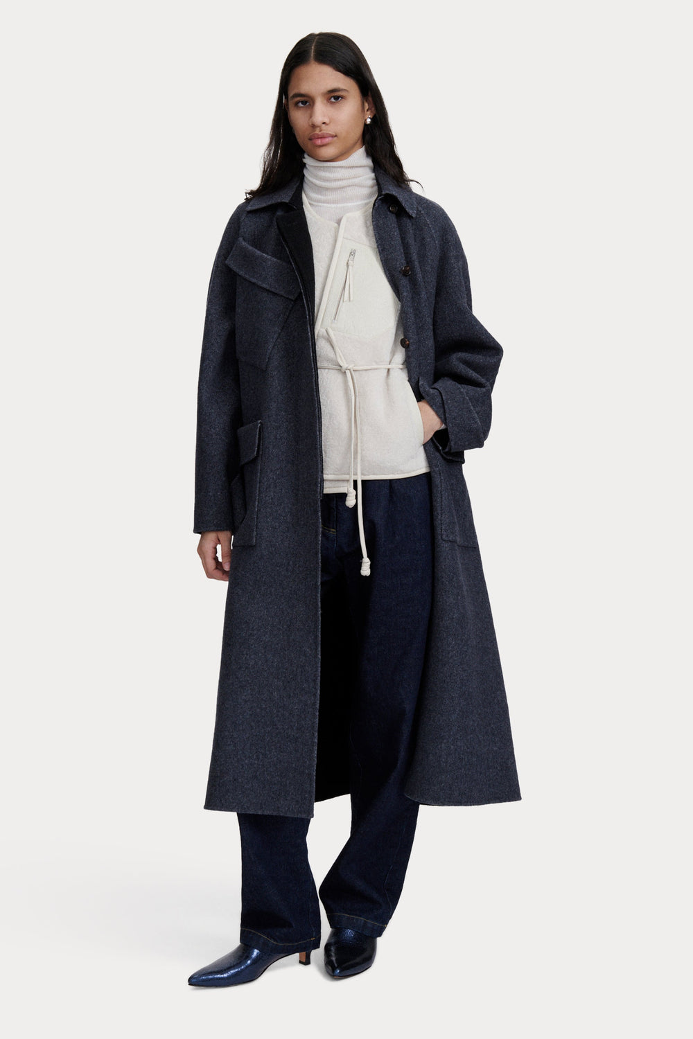 Rachel Comey Clothing Alves Trench Black\/Grey