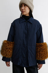 Rachel Comey Clothing|Sale Muff Coat Navy