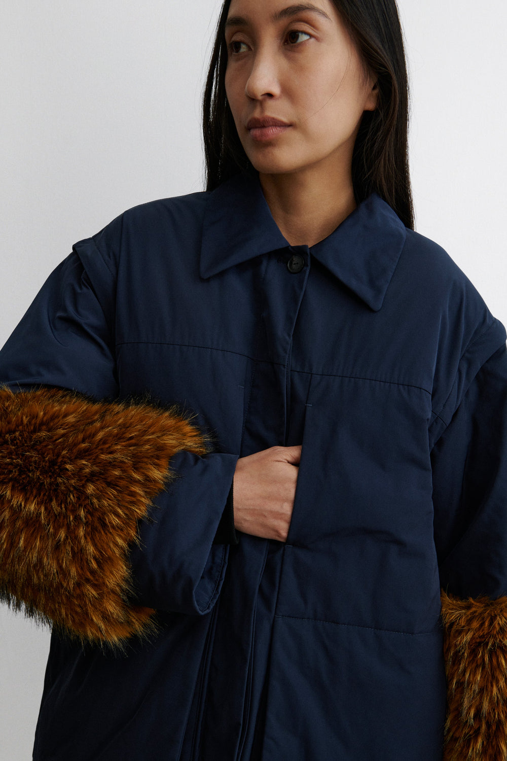 Rachel Comey Clothing|Sale Muff Coat Navy