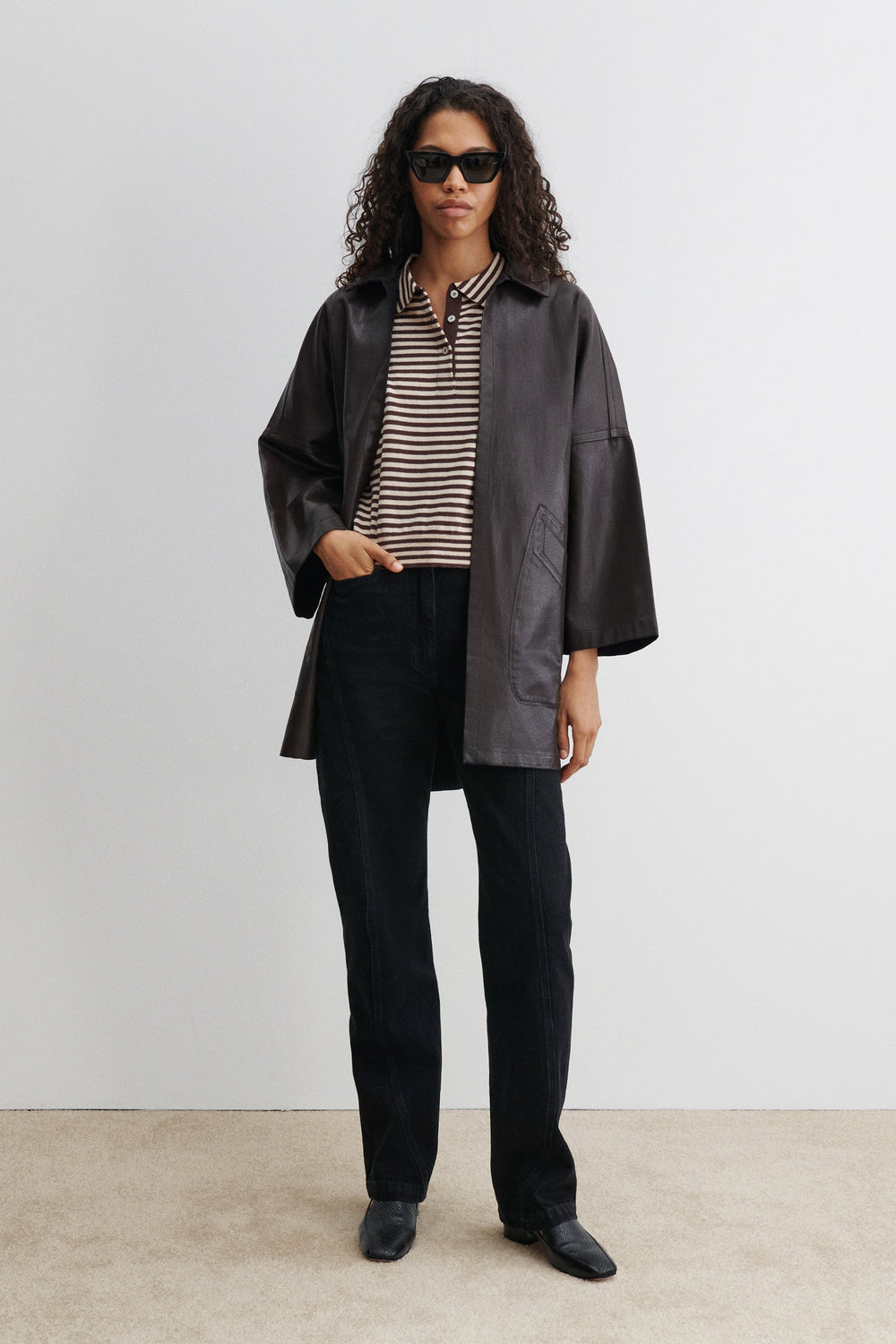 Rachel Comey Clothing|Denim|Sale Husk Coat Auburn-Black