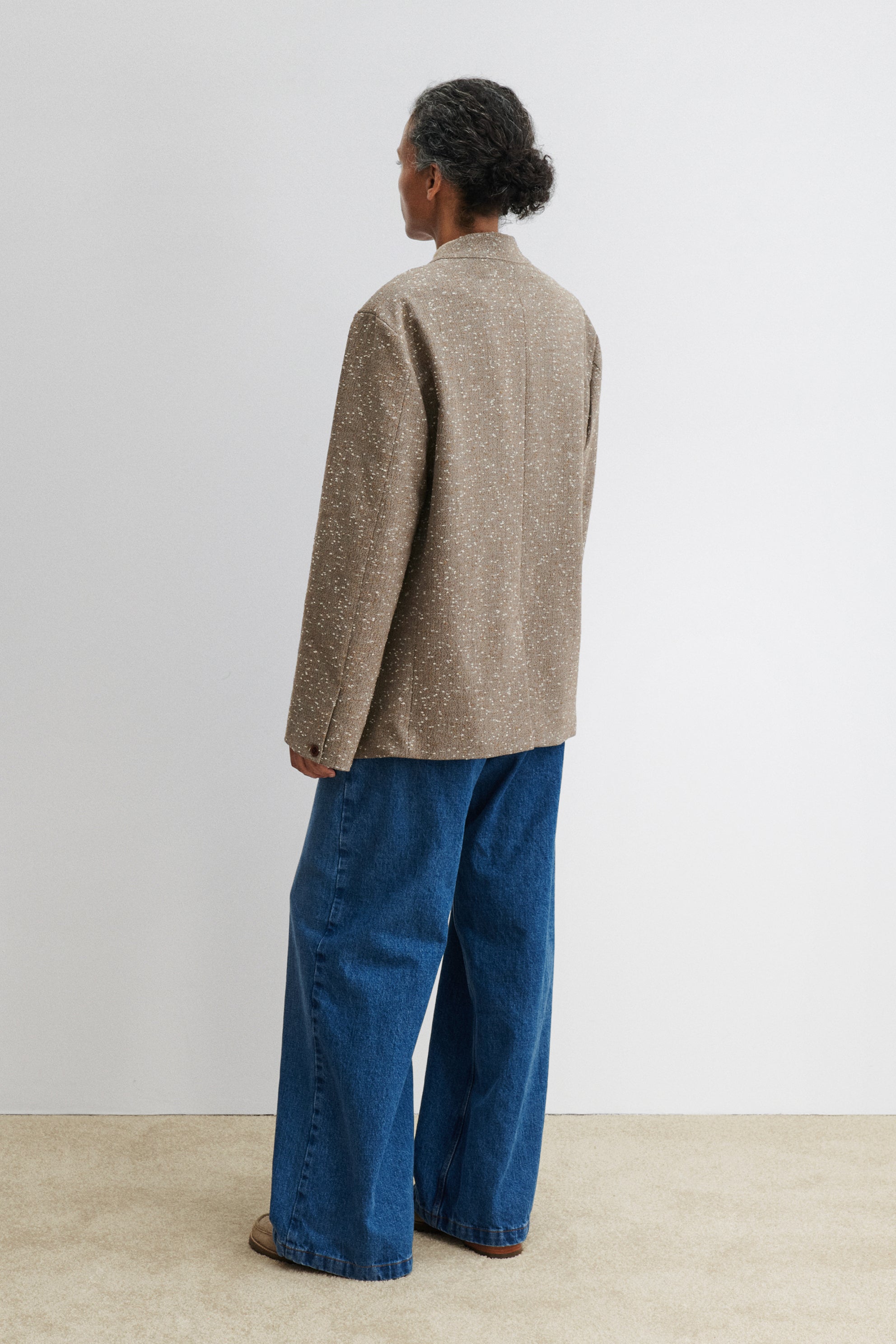 Rachel Comey Clothing Baseball Blazer Brown Herringbone