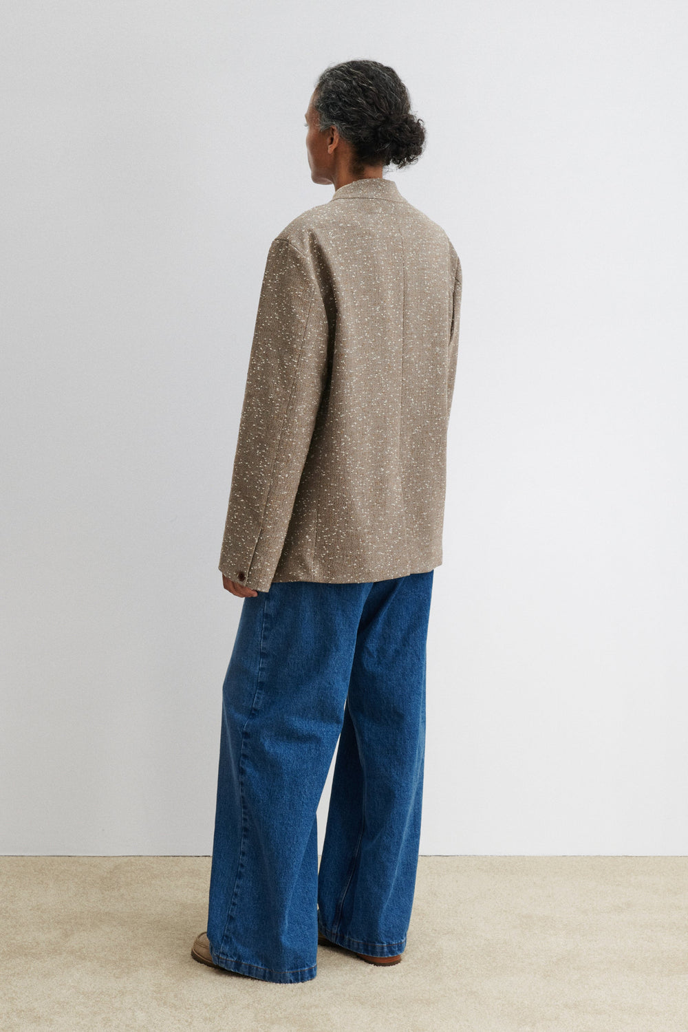 Rachel Comey Clothing Baseball Blazer Brown Herringbone