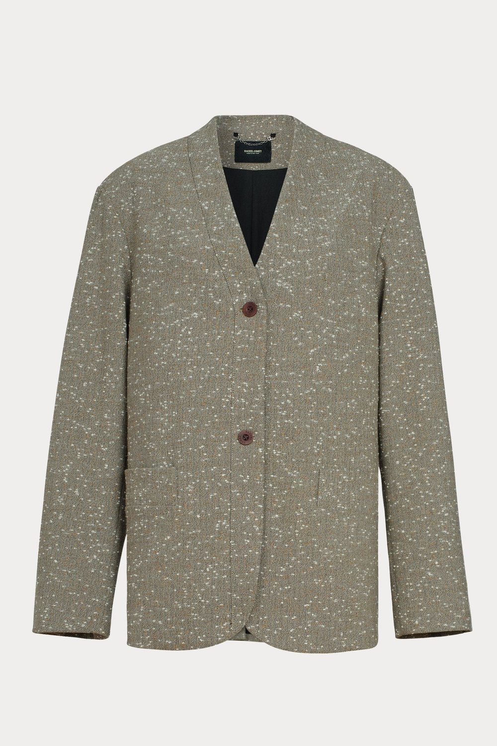 Rachel Comey Clothing Baseball Blazer Brown Herringbone
