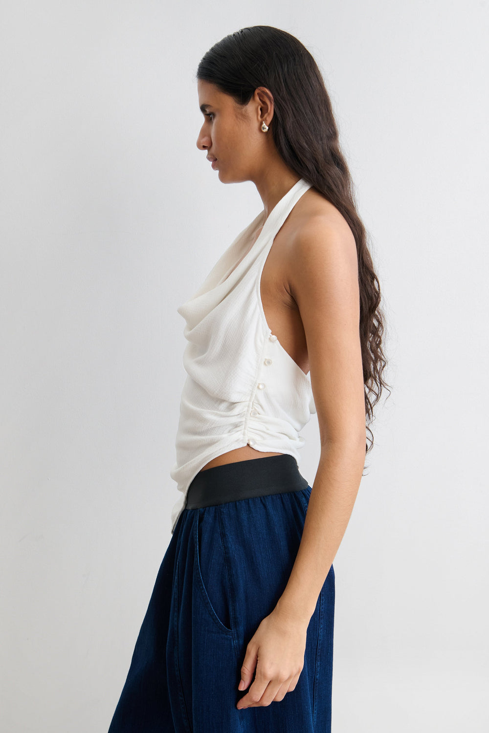 Rachel Comey Clothing Beaulieu Halter Top Off White