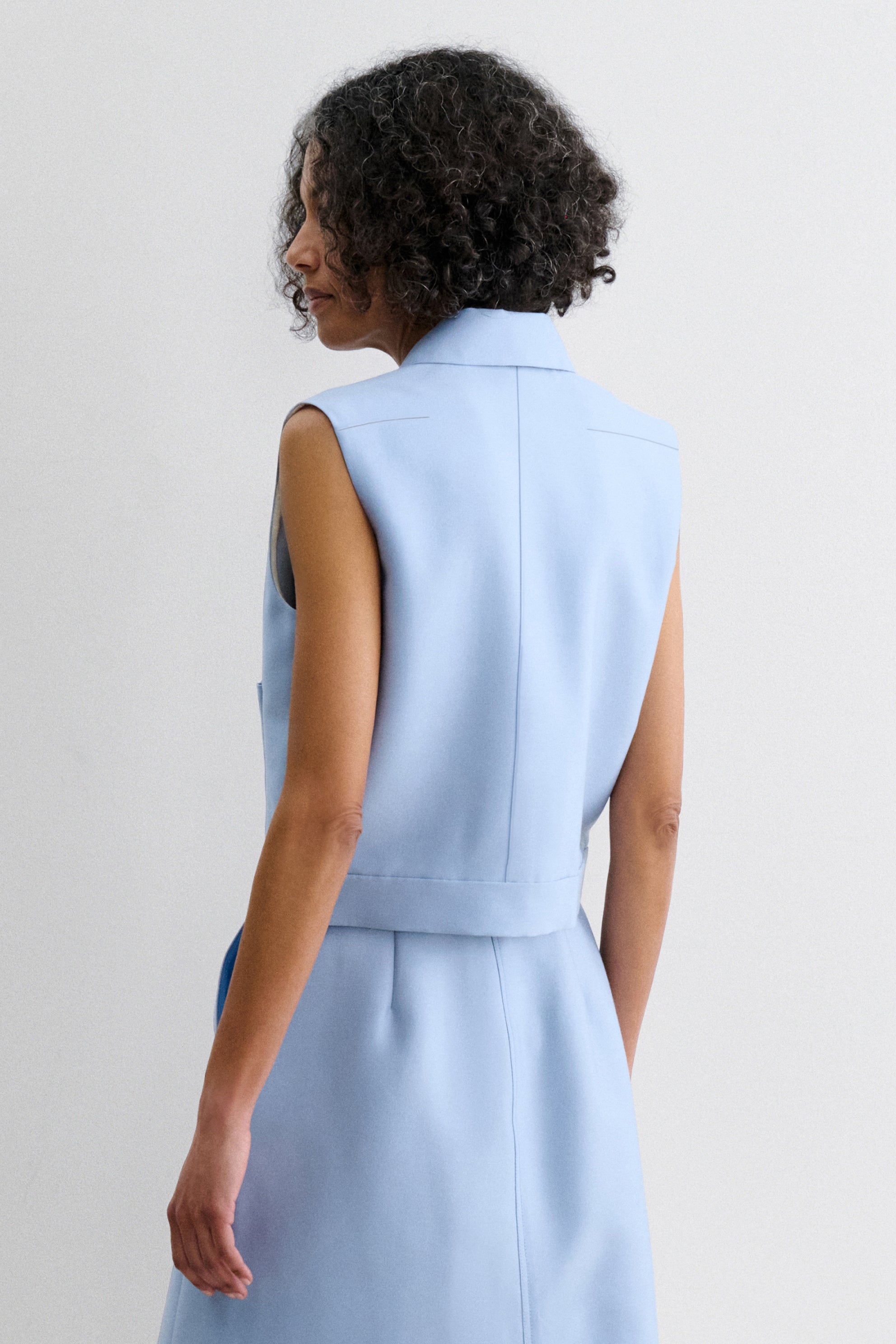 Rachel Comey Clothing|Accessories Hanley Vest Sky Blue
