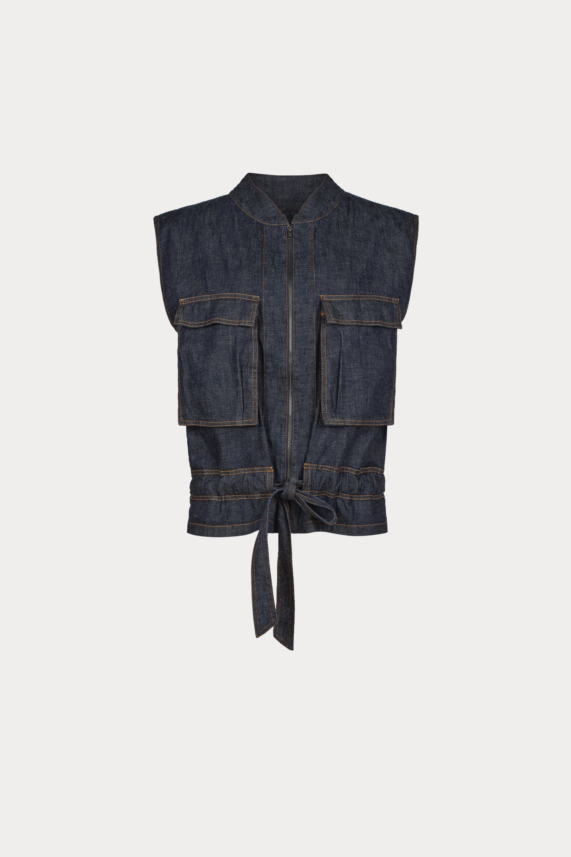 Rachel Comey Clothing|Denim Soliton Vest Raw Wash