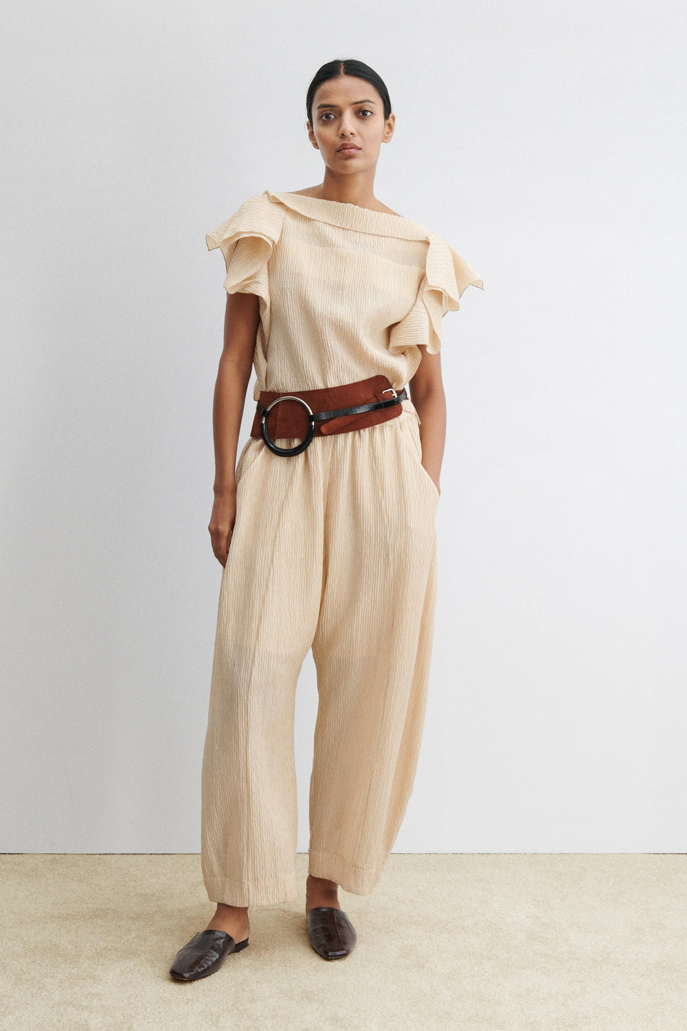 Rachel Comey Clothing Rivera Top Light Peach