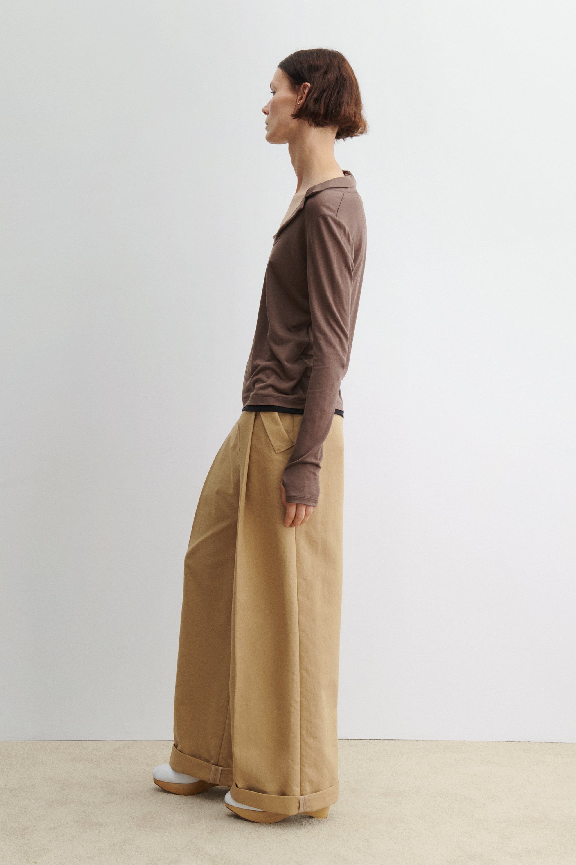Rachel Comey Clothing Houlston Polo Grey Melange