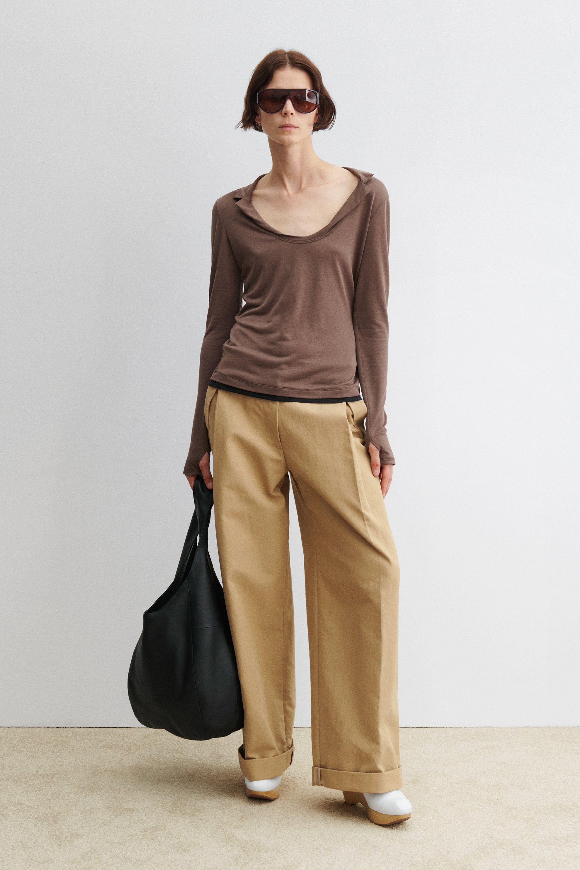Rachel Comey Clothing Houlston Polo Grey Melange