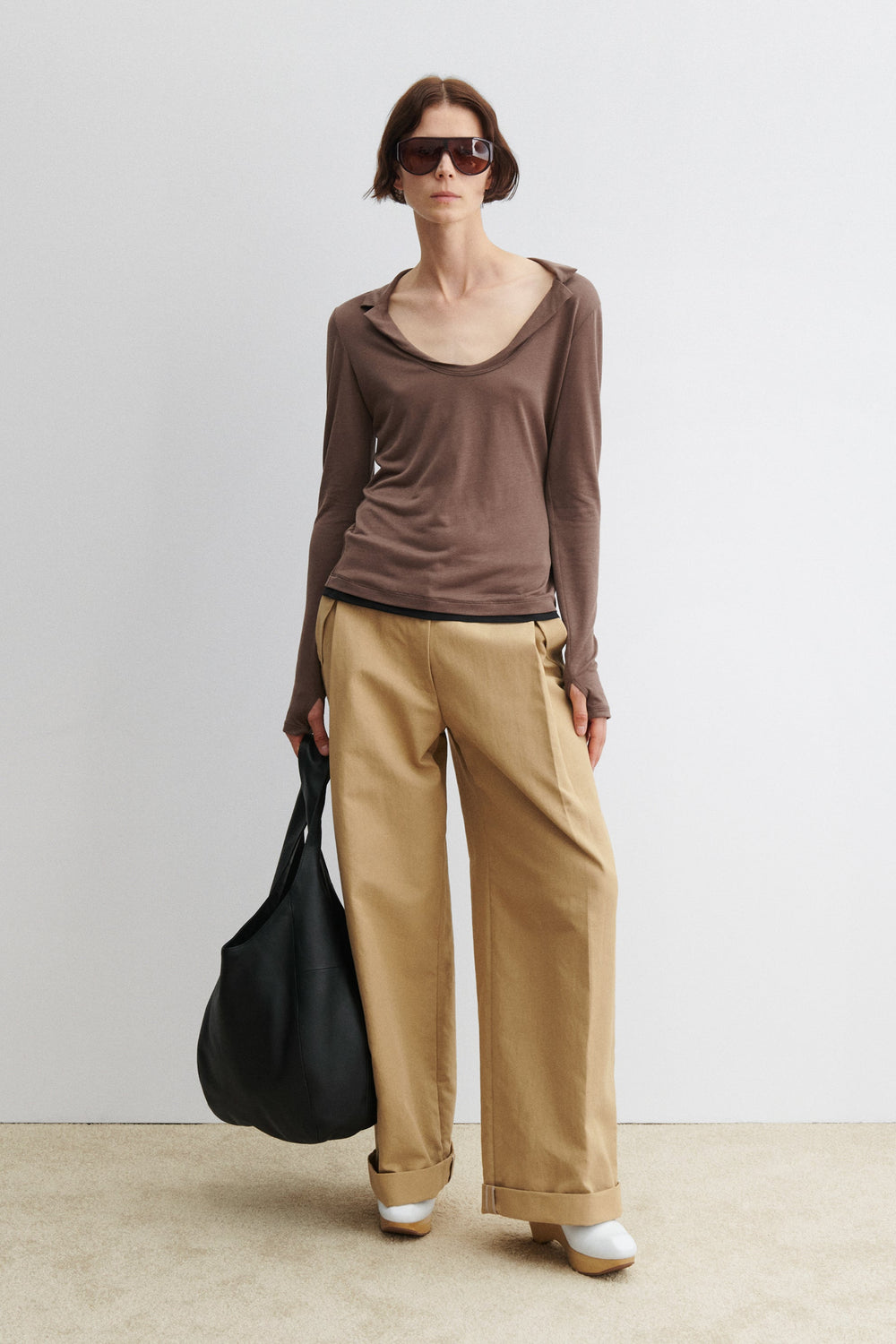 Rachel Comey Clothing Houlston Polo Grey Melange