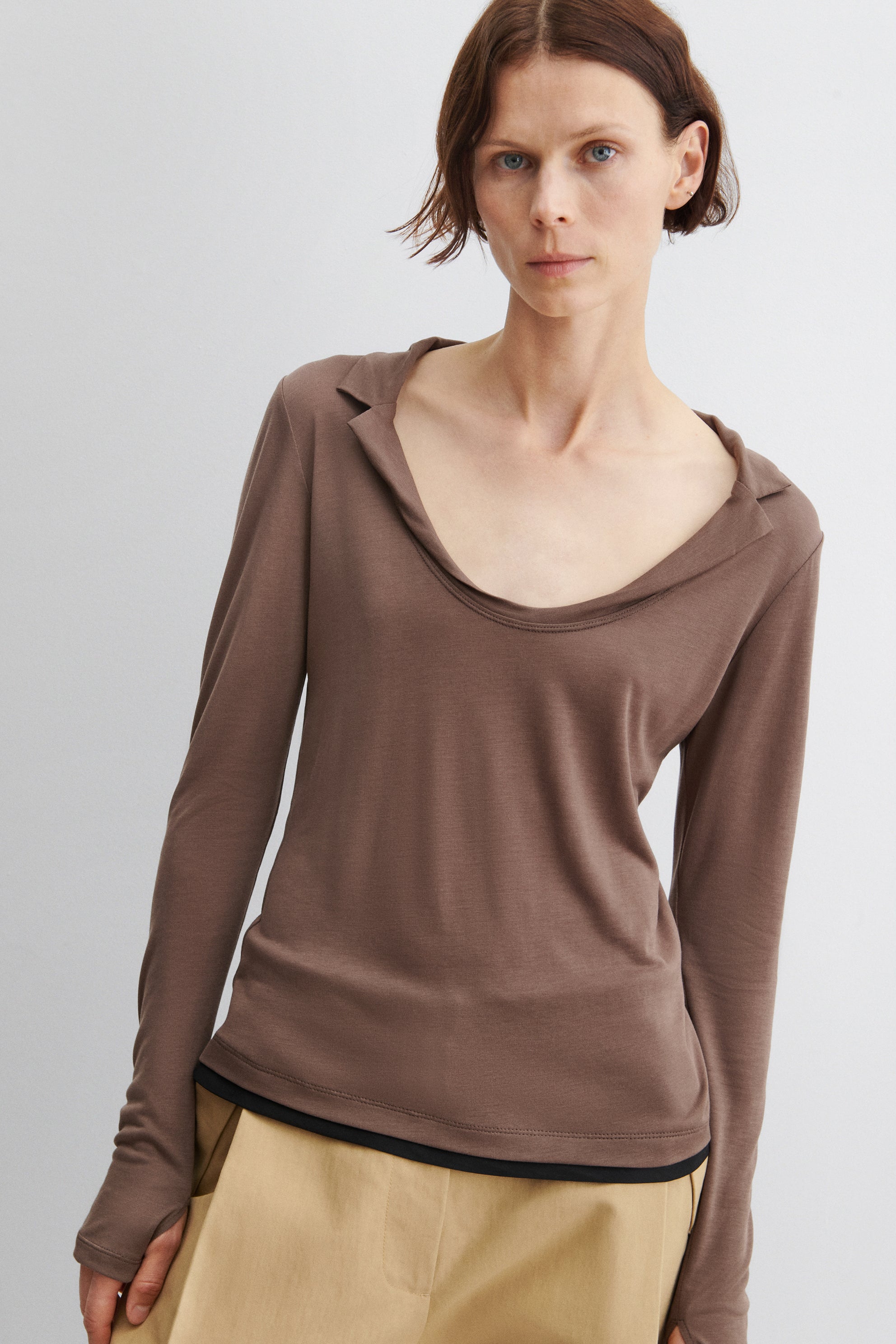 Rachel Comey Clothing Houlston Polo Grey Melange