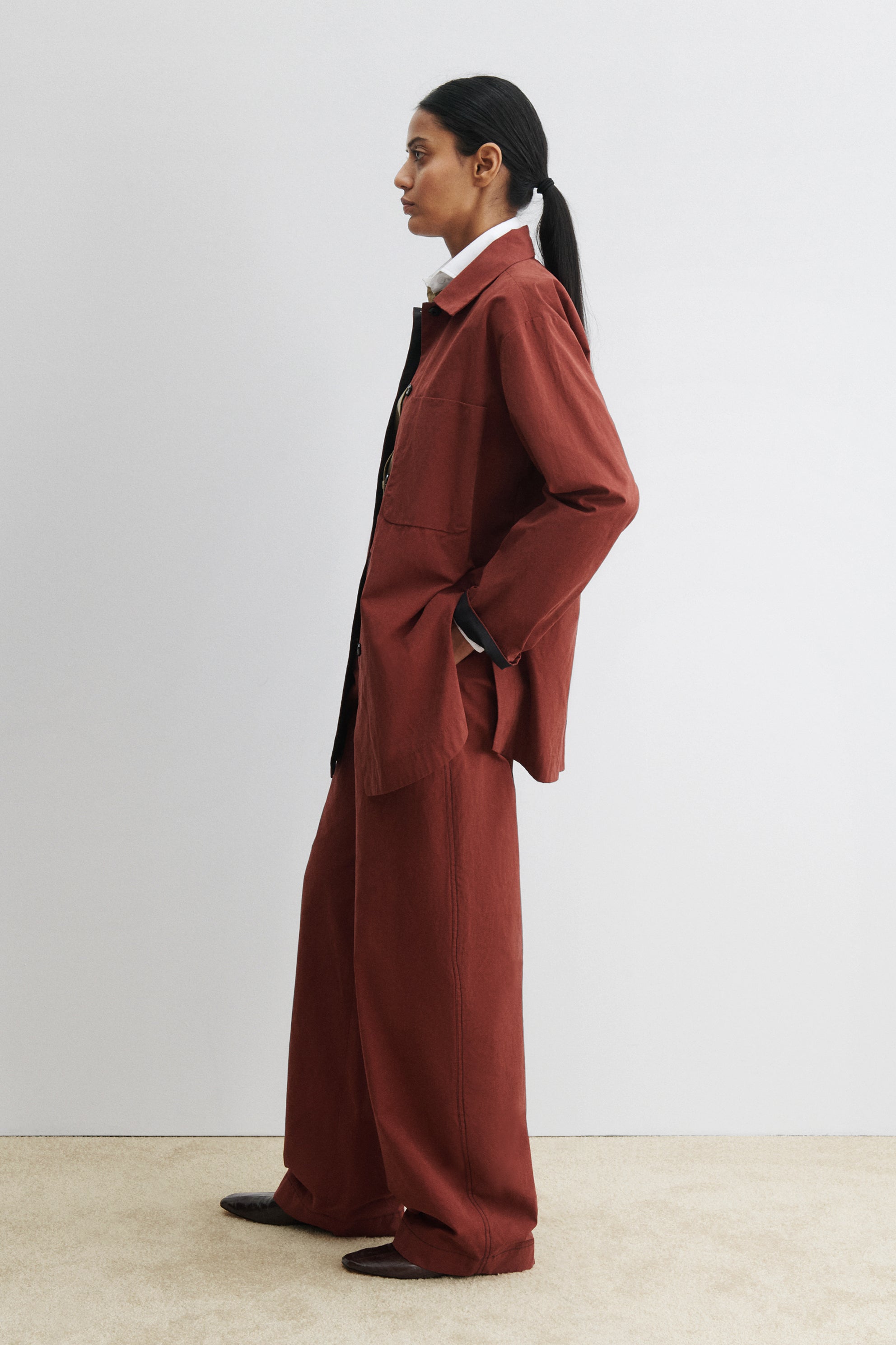 Rachel Comey Clothing Irvine Shirt Garnet