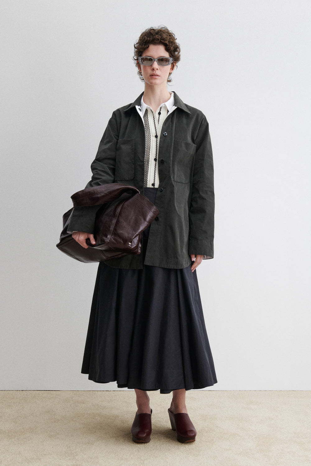 Rachel Comey Clothing Irvine Shirt Garnet