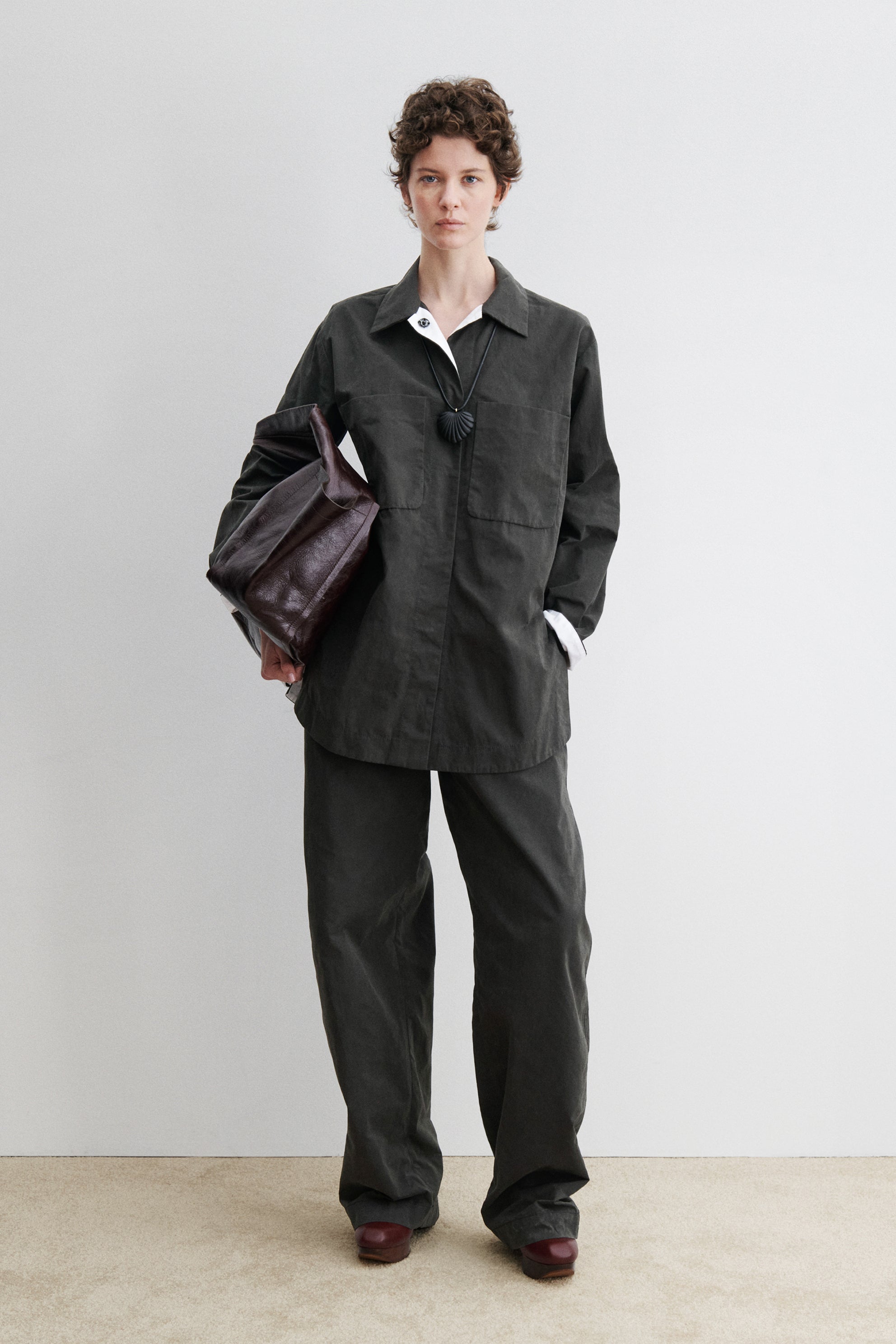 Rachel Comey Clothing Irvine Shirt Garnet