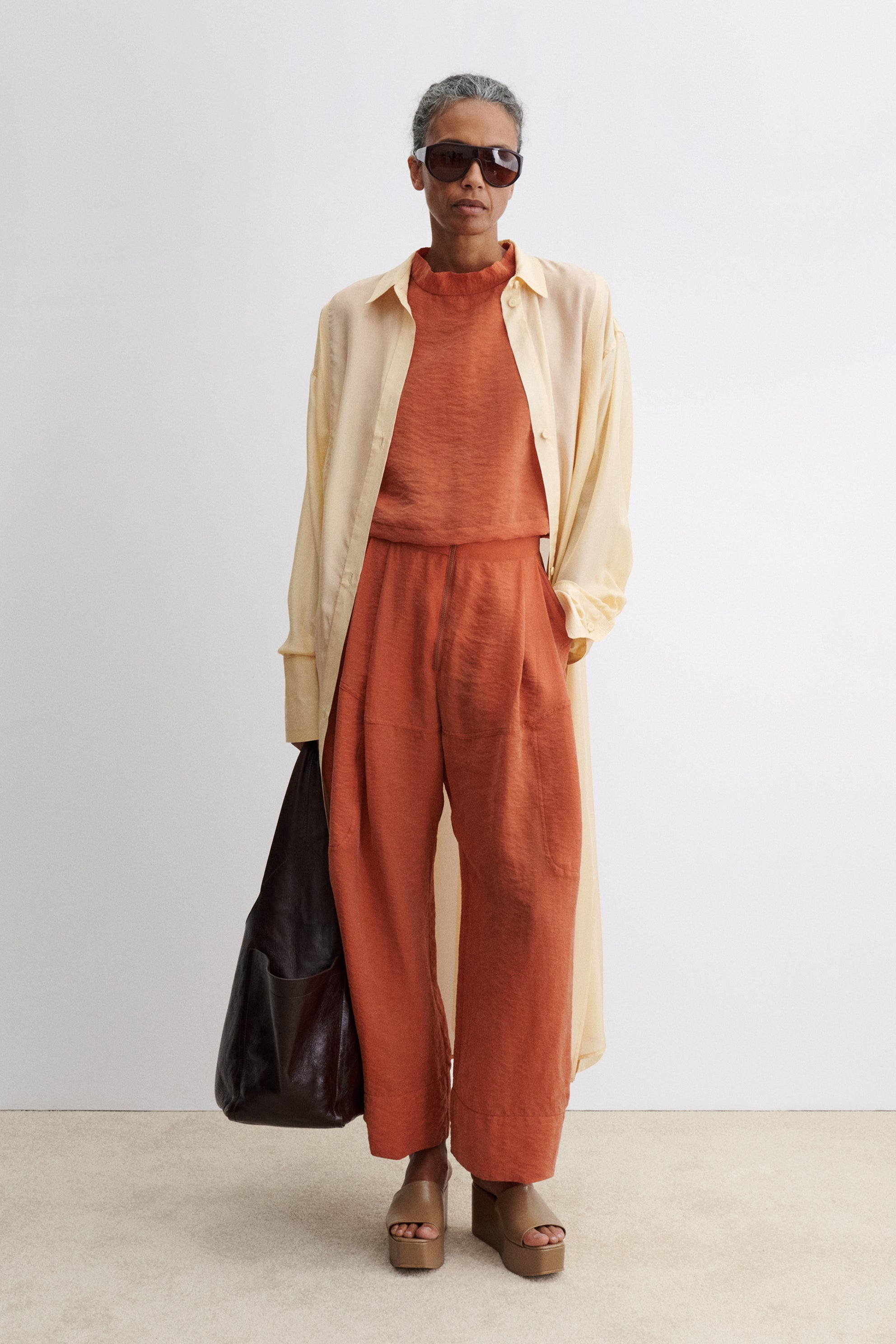 Rachel Comey Clothing Bacchus Top Terracotta