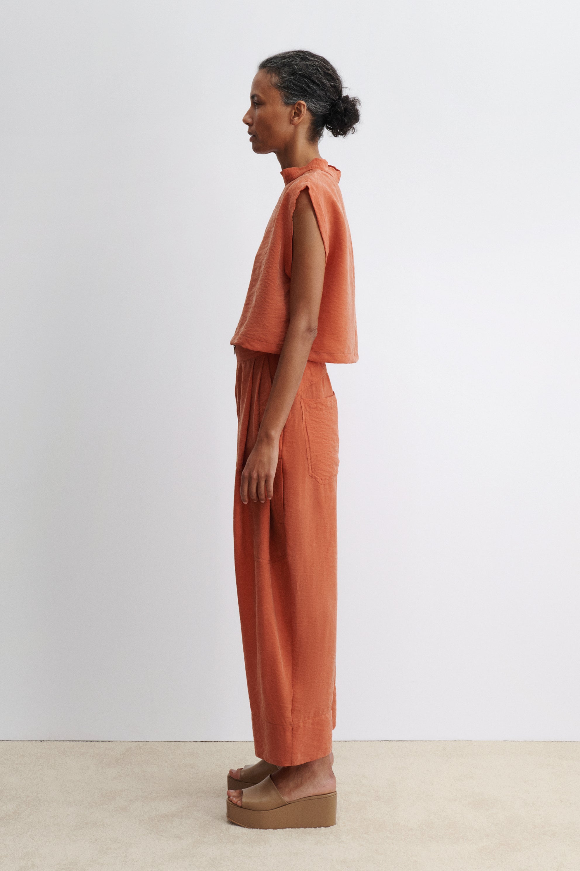 Rachel Comey Clothing Bacchus Top Terracotta