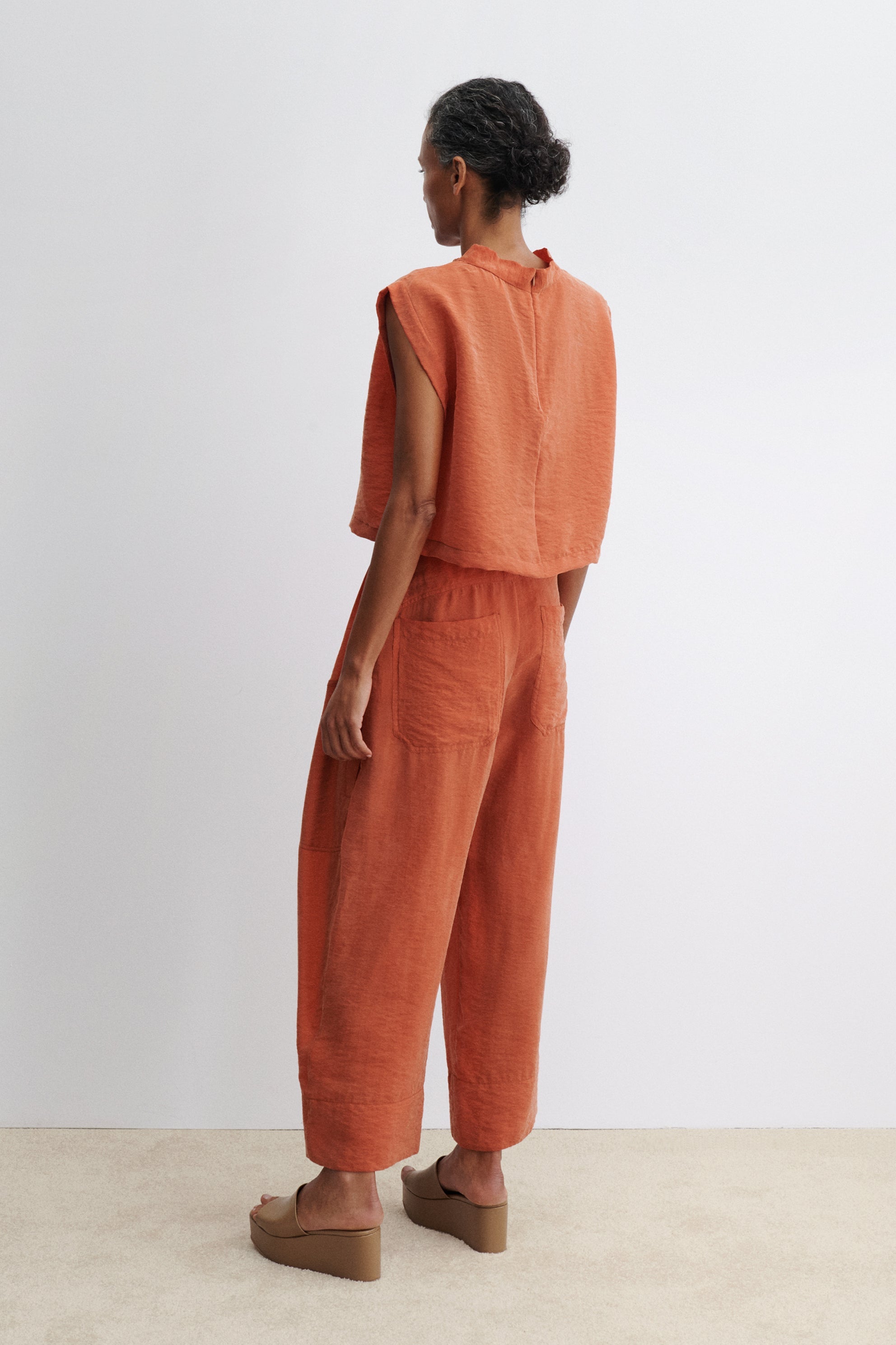 Rachel Comey Clothing Bacchus Top Terracotta
