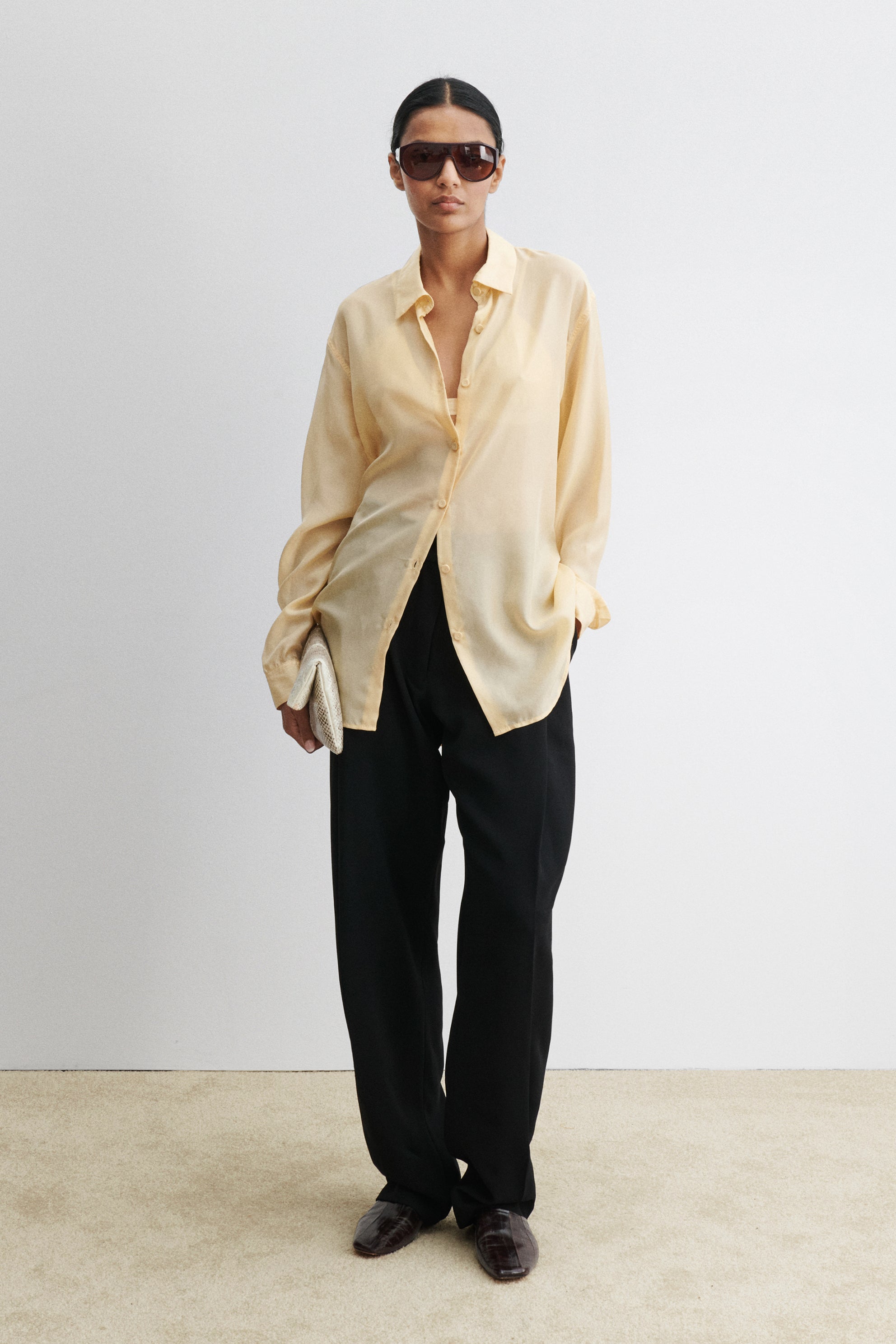 Rachel Comey Clothing Quinney Shirt Sand