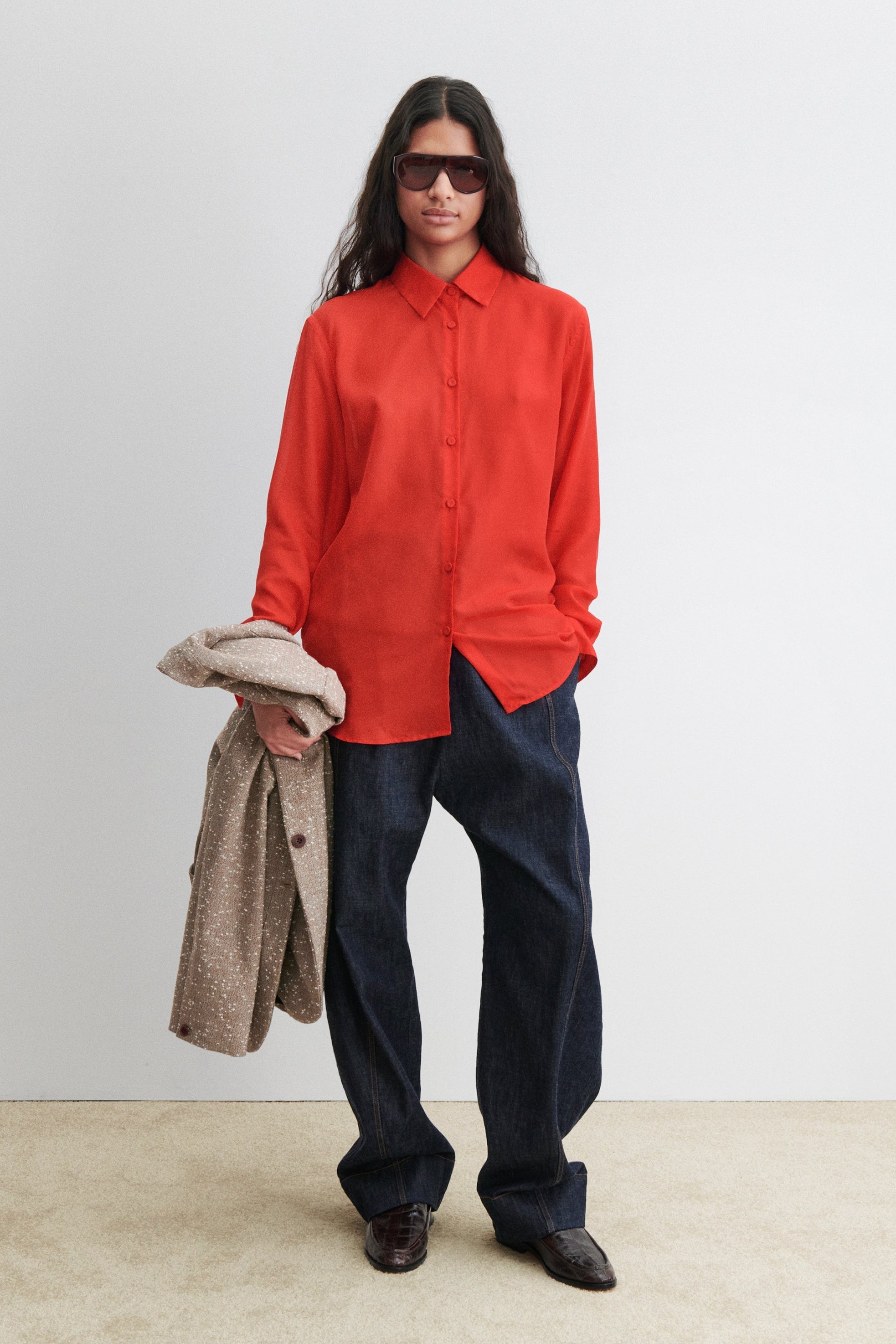 Rachel Comey Clothing Quinney Shirt Sand