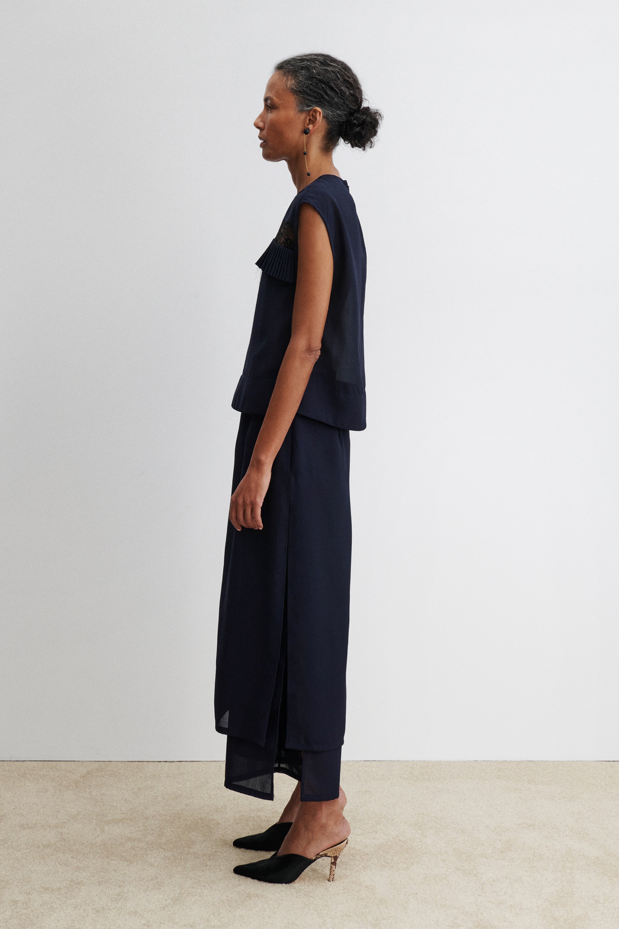Rachel Comey Clothing Fuery Top Navy