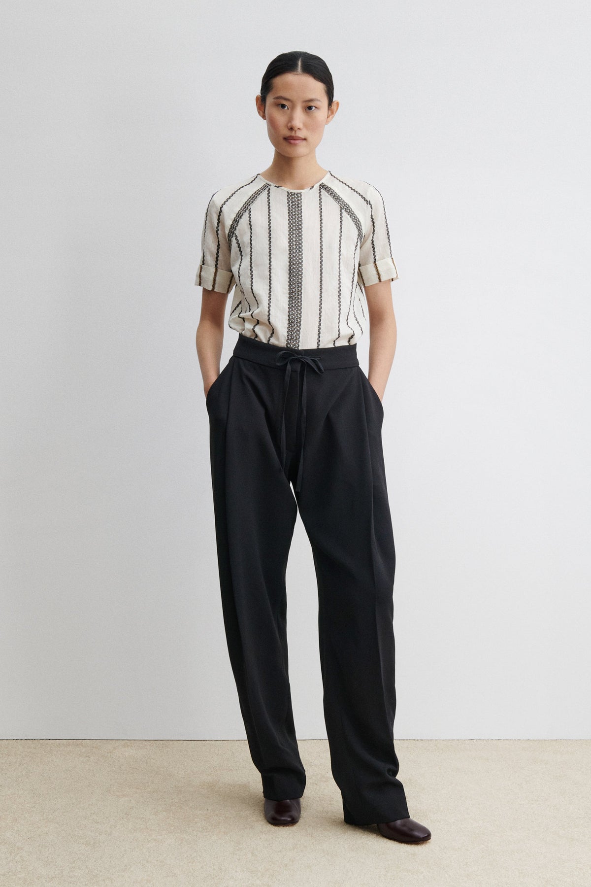 Rachel Comey Clothing Tini Top Dobby Stripe
