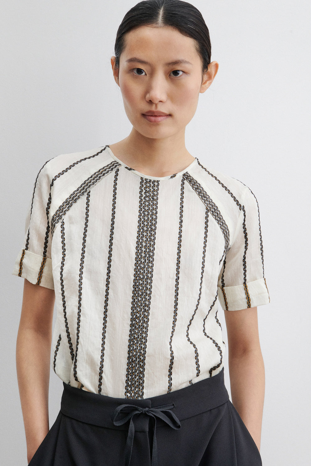 Rachel Comey Clothing Tini Top Dobby Stripe