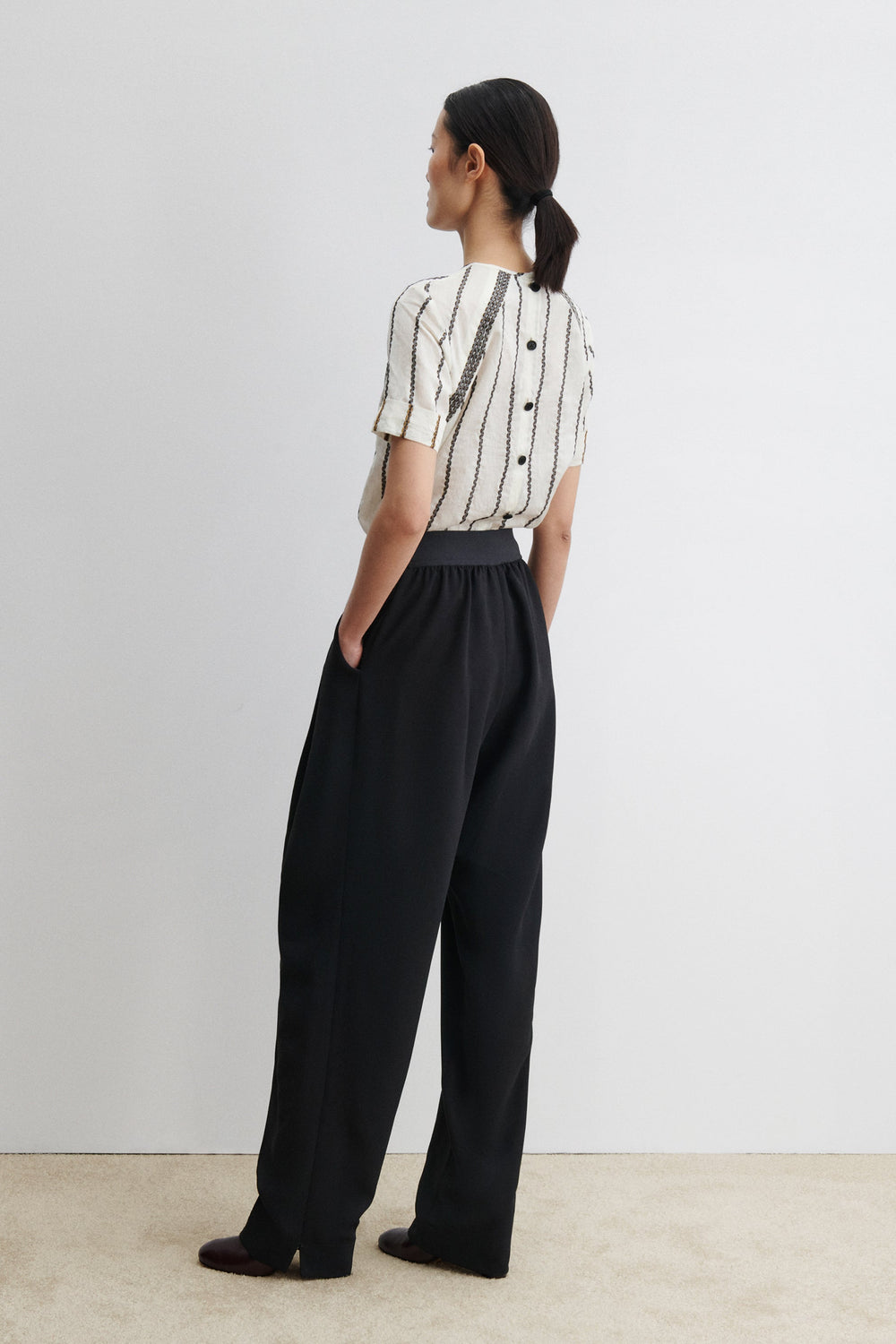 Rachel Comey Clothing Tini Top Dobby Stripe