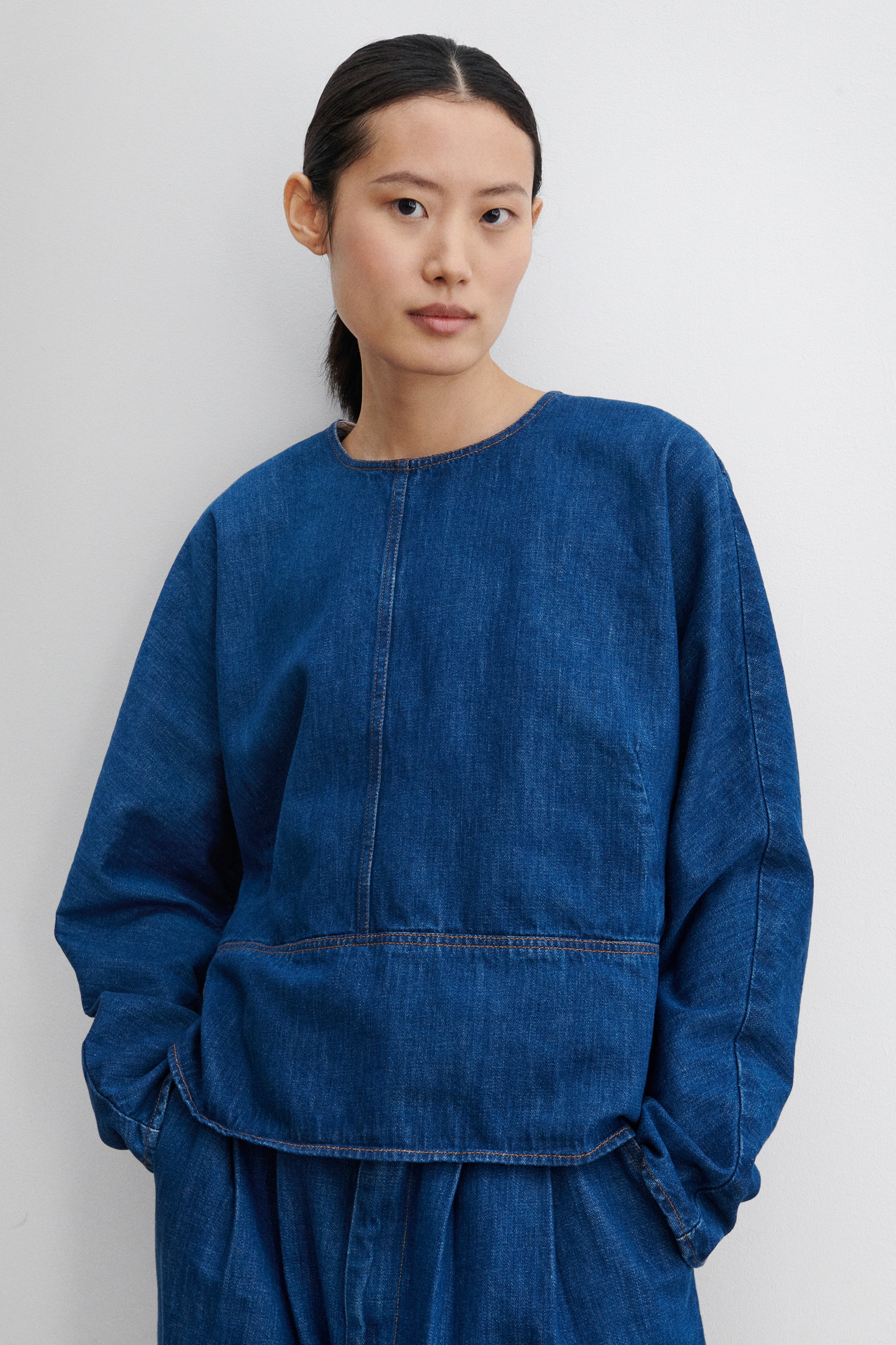 Rachel Comey Clothing|Denim Slope Top Indigo