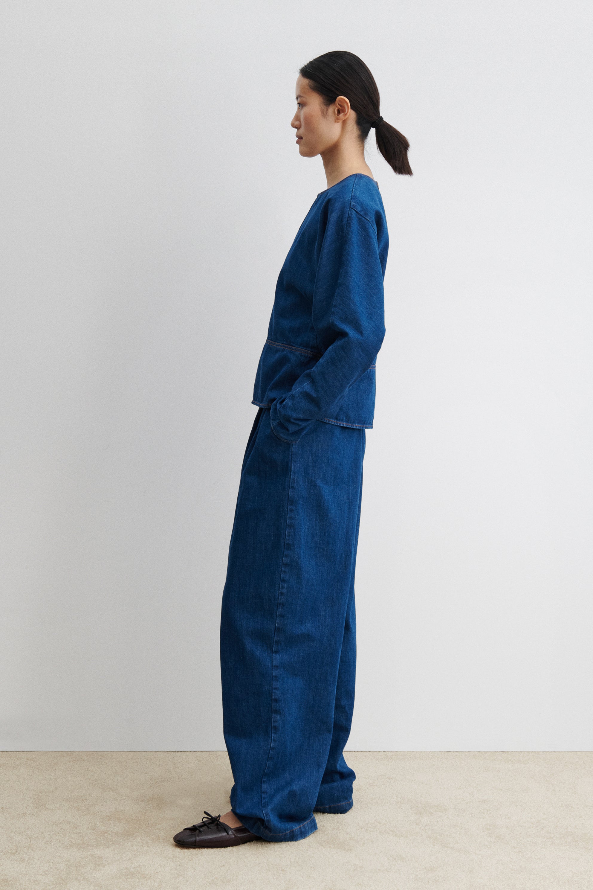 Rachel Comey Clothing|Denim Slope Top Indigo