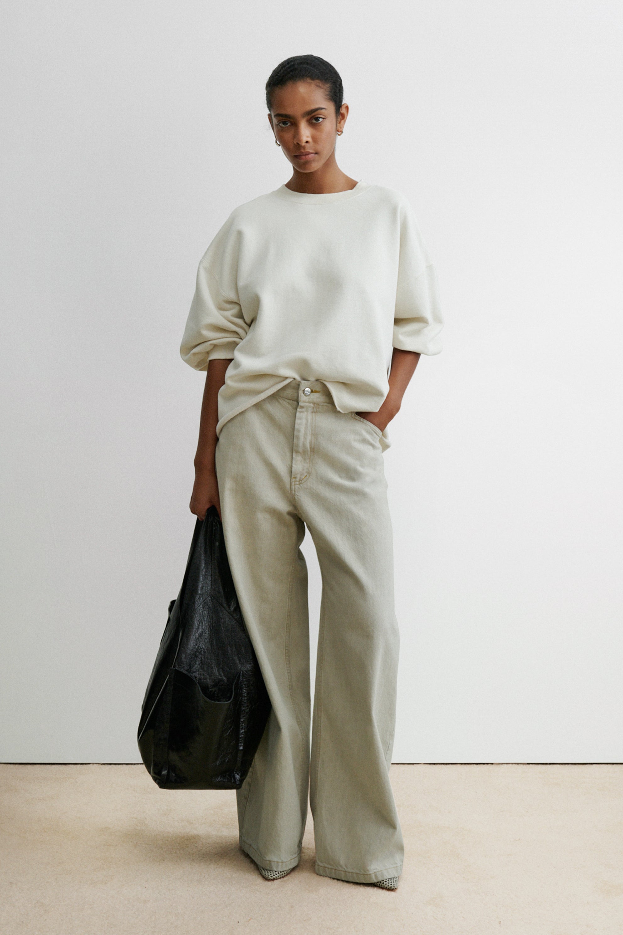 Rachel Comey Clothing Fonder Sweatshirt Dirty White