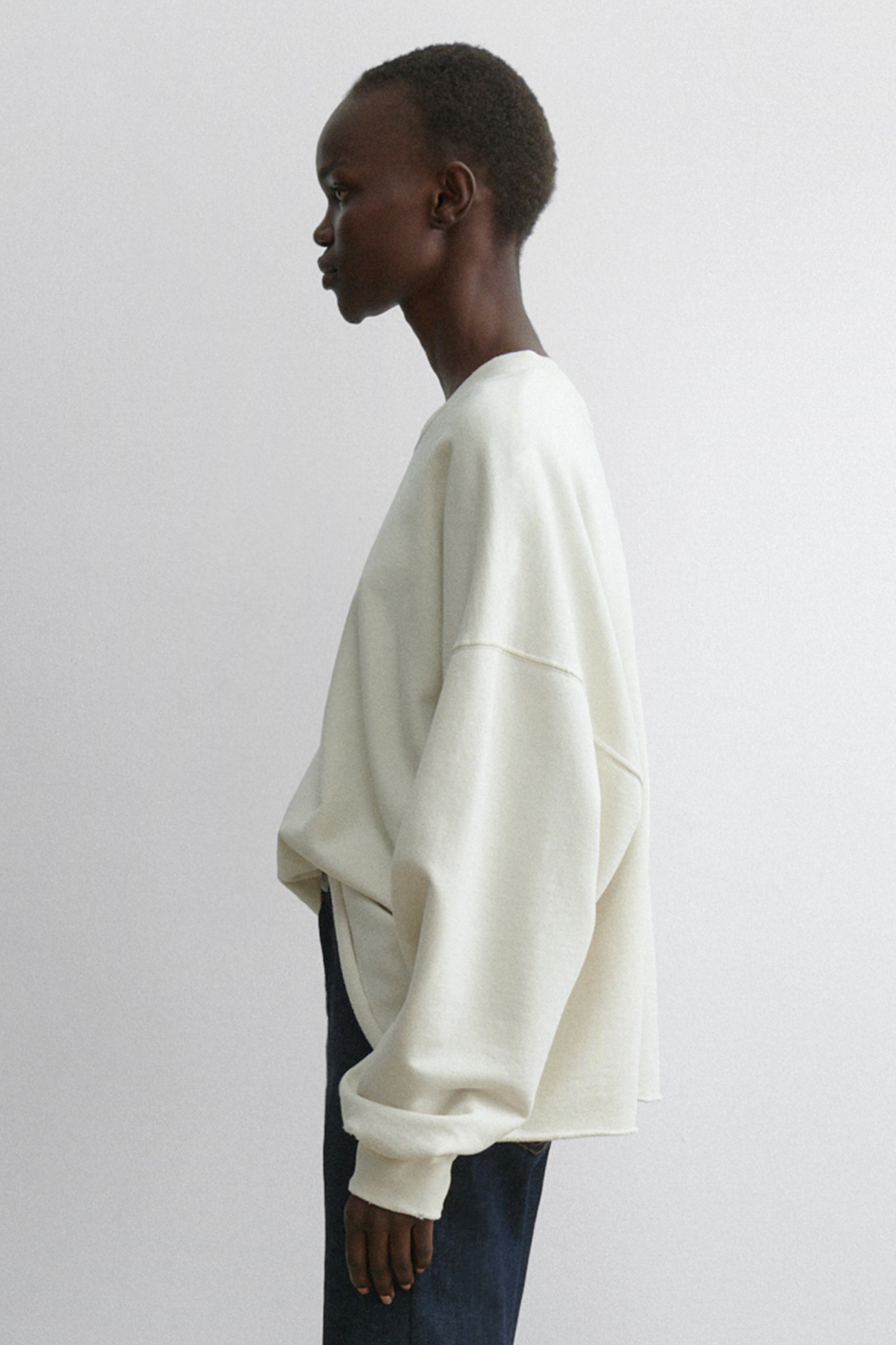 Rachel Comey Clothing Fonder Sweatshirt Dirty White