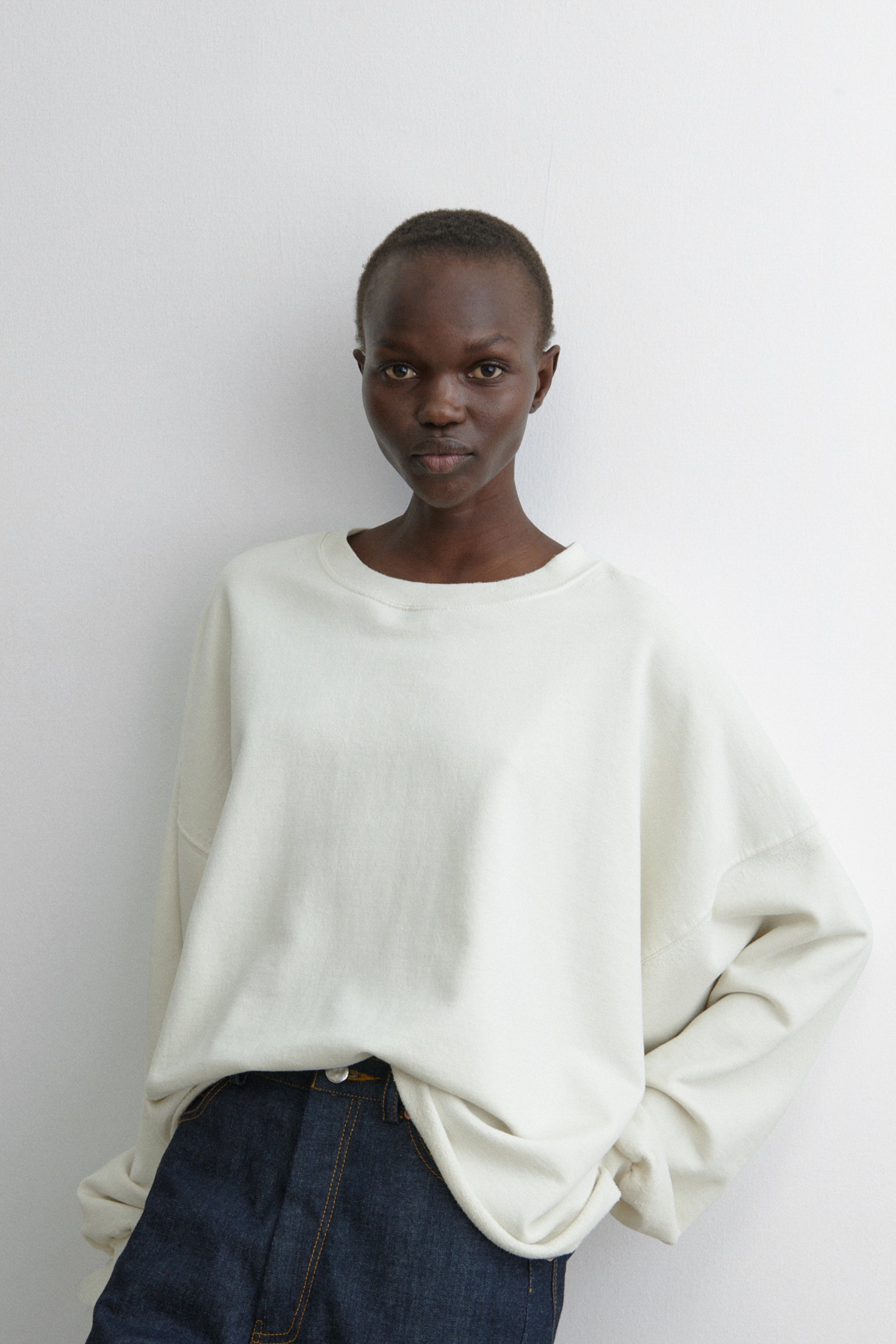 Rachel Comey Clothing Fonder Sweatshirt Dirty White