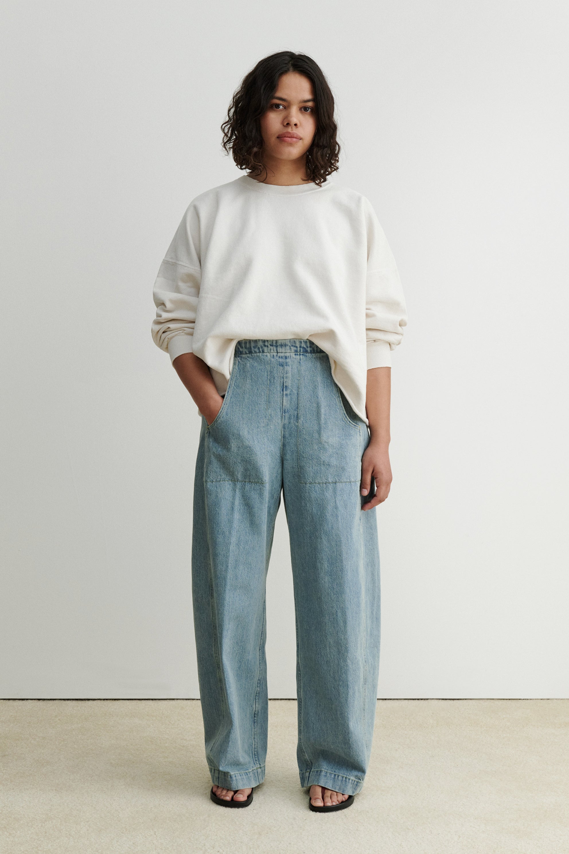 Rachel Comey Clothing Fonder Sweatshirt Dirty White