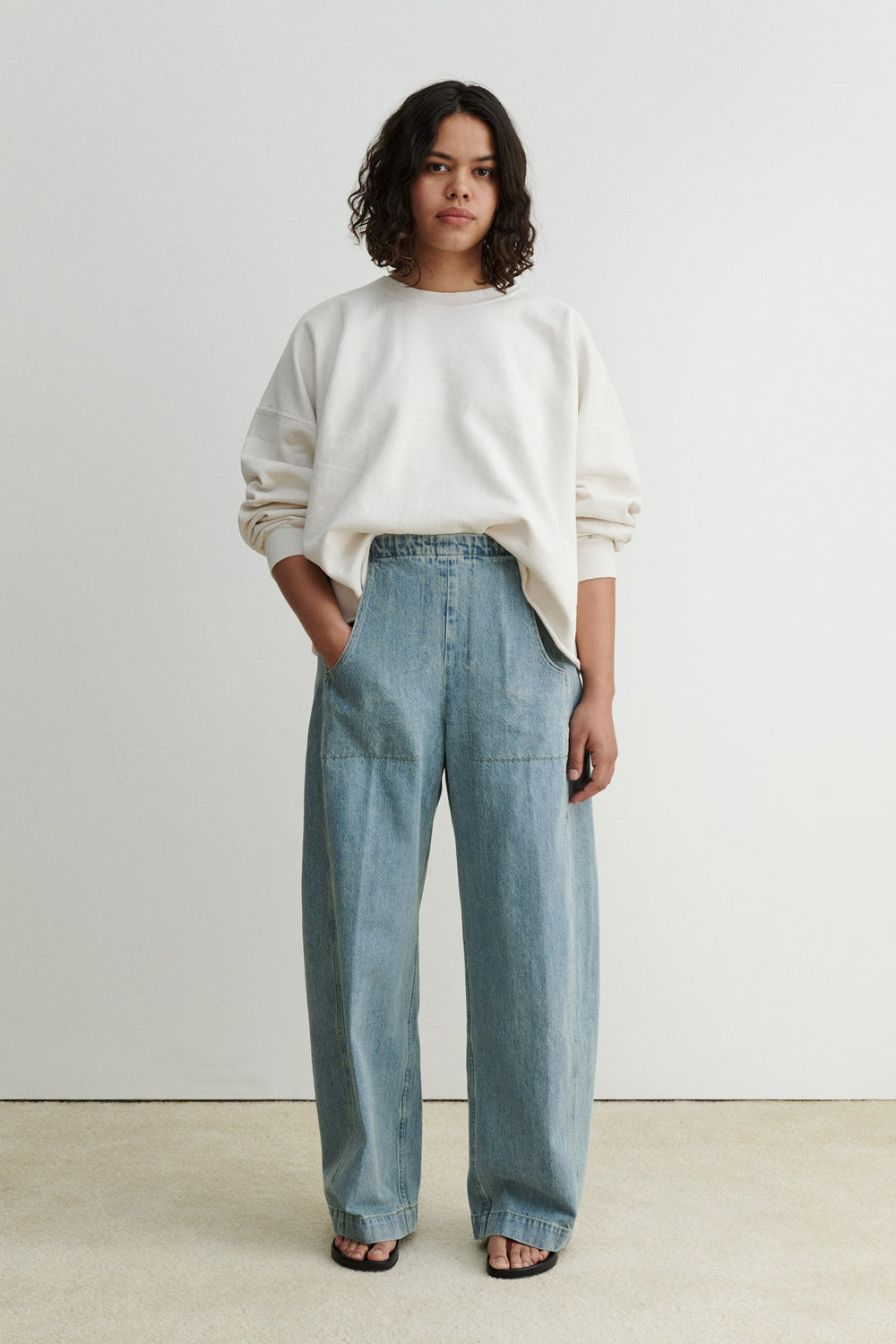 Rachel Comey Clothing Fonder Sweatshirt Dirty White