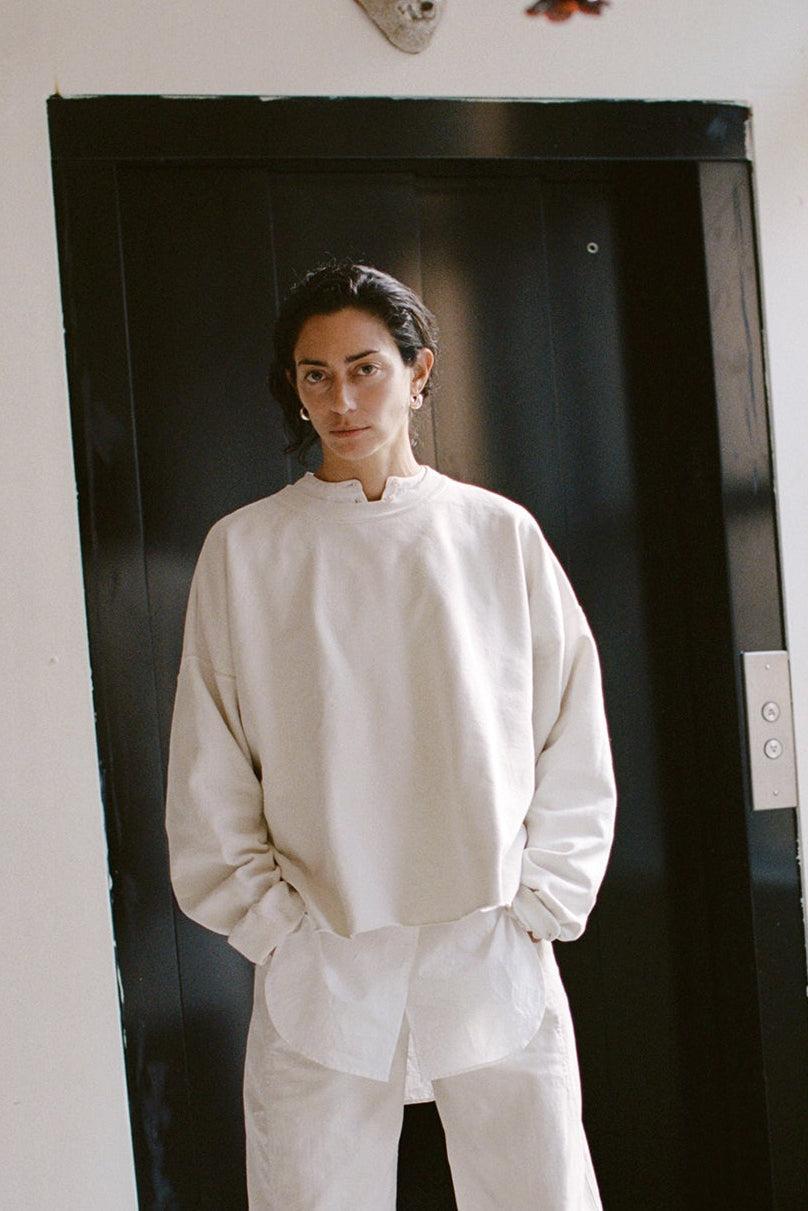 Rachel Comey Clothing Fonder Sweatshirt Dirty White