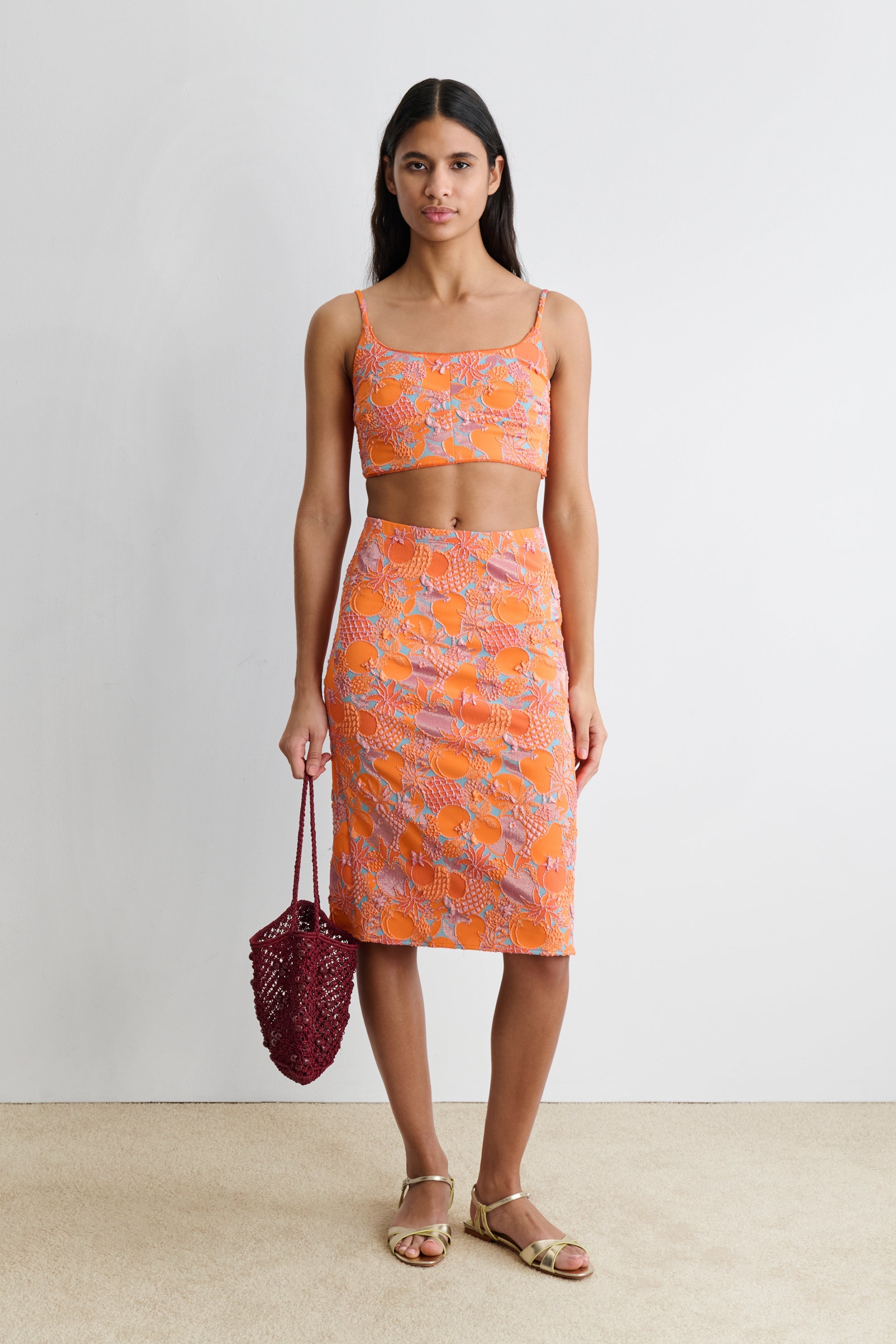 Rachel Comey Clothing|Accessories Baldera Skirt Orange