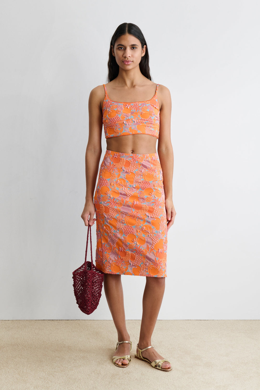 Rachel Comey Clothing|Accessories Baldera Skirt Orange