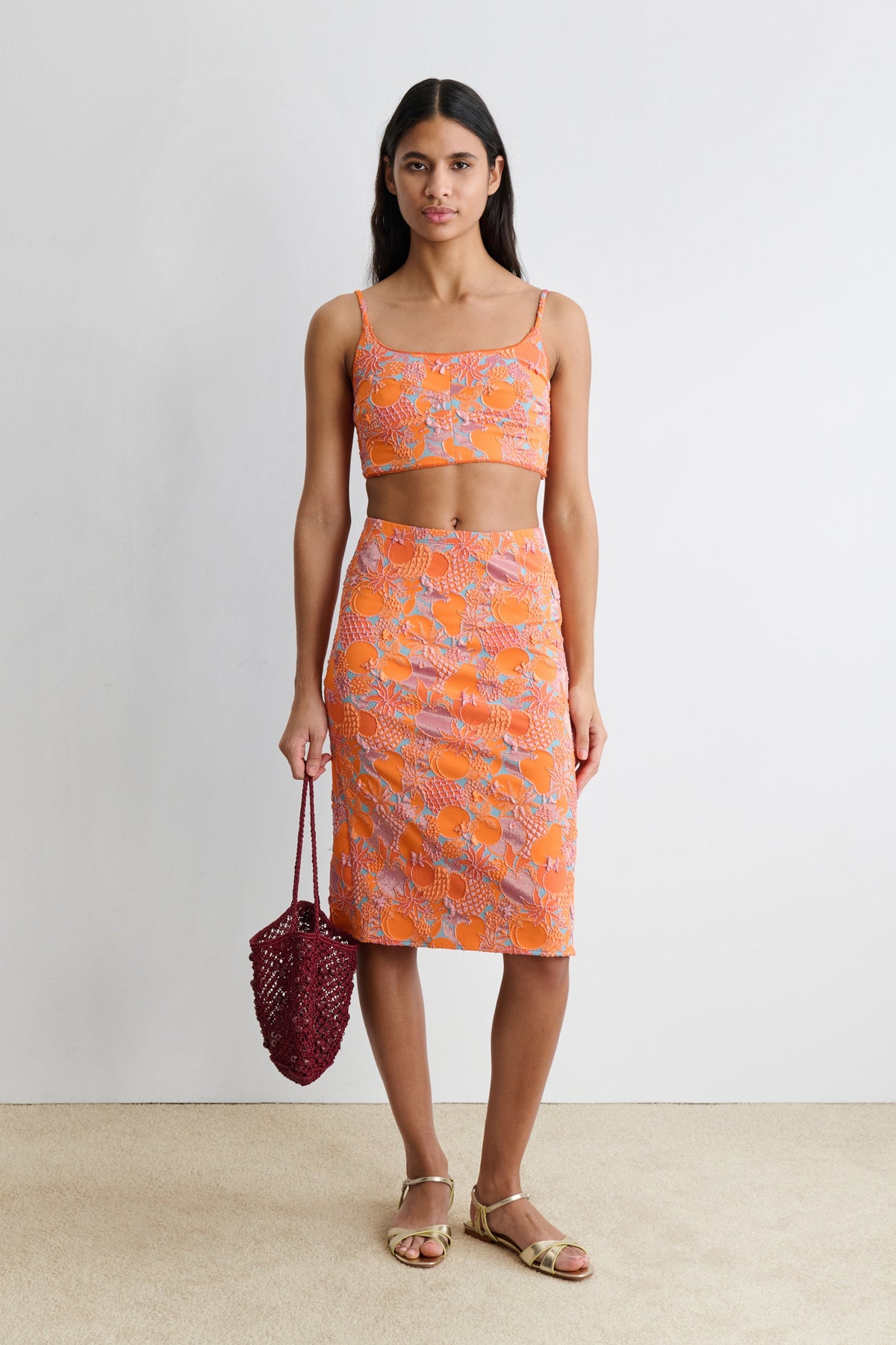 Rachel Comey Clothing|Accessories Baldera Skirt Orange