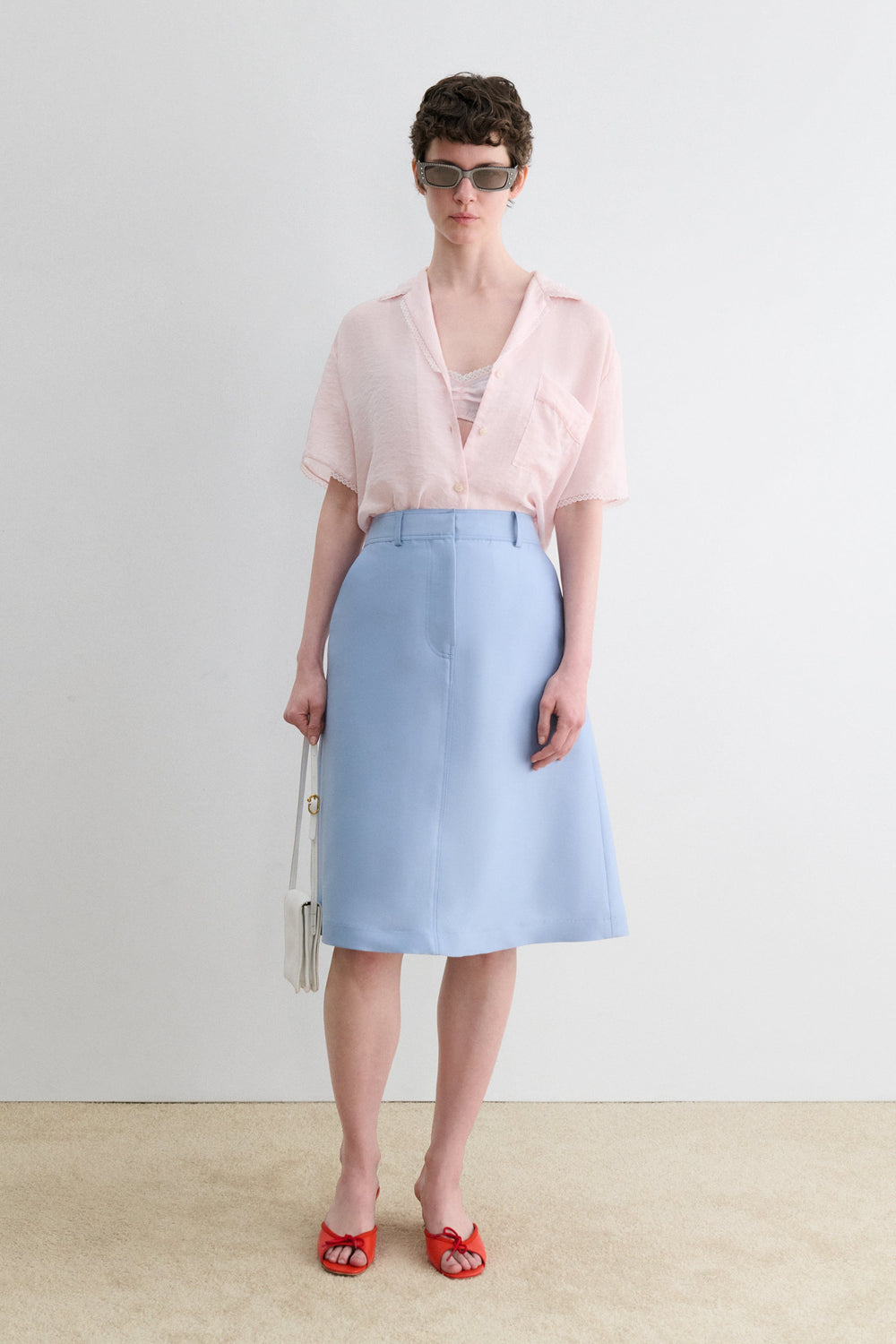 Rachel Comey Clothing Osa Skirt Sky Blue