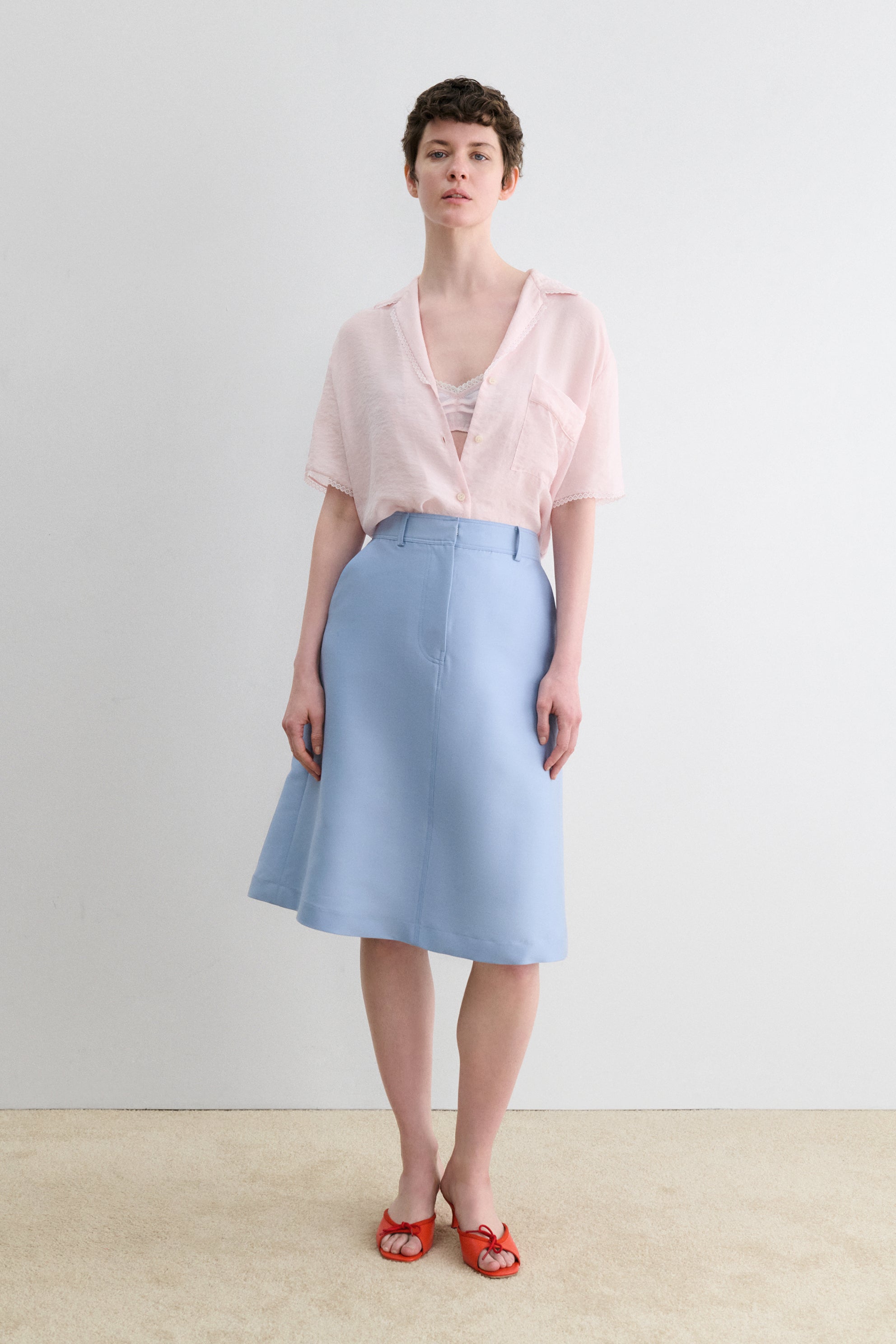 Rachel Comey Clothing Osa Skirt Sky Blue