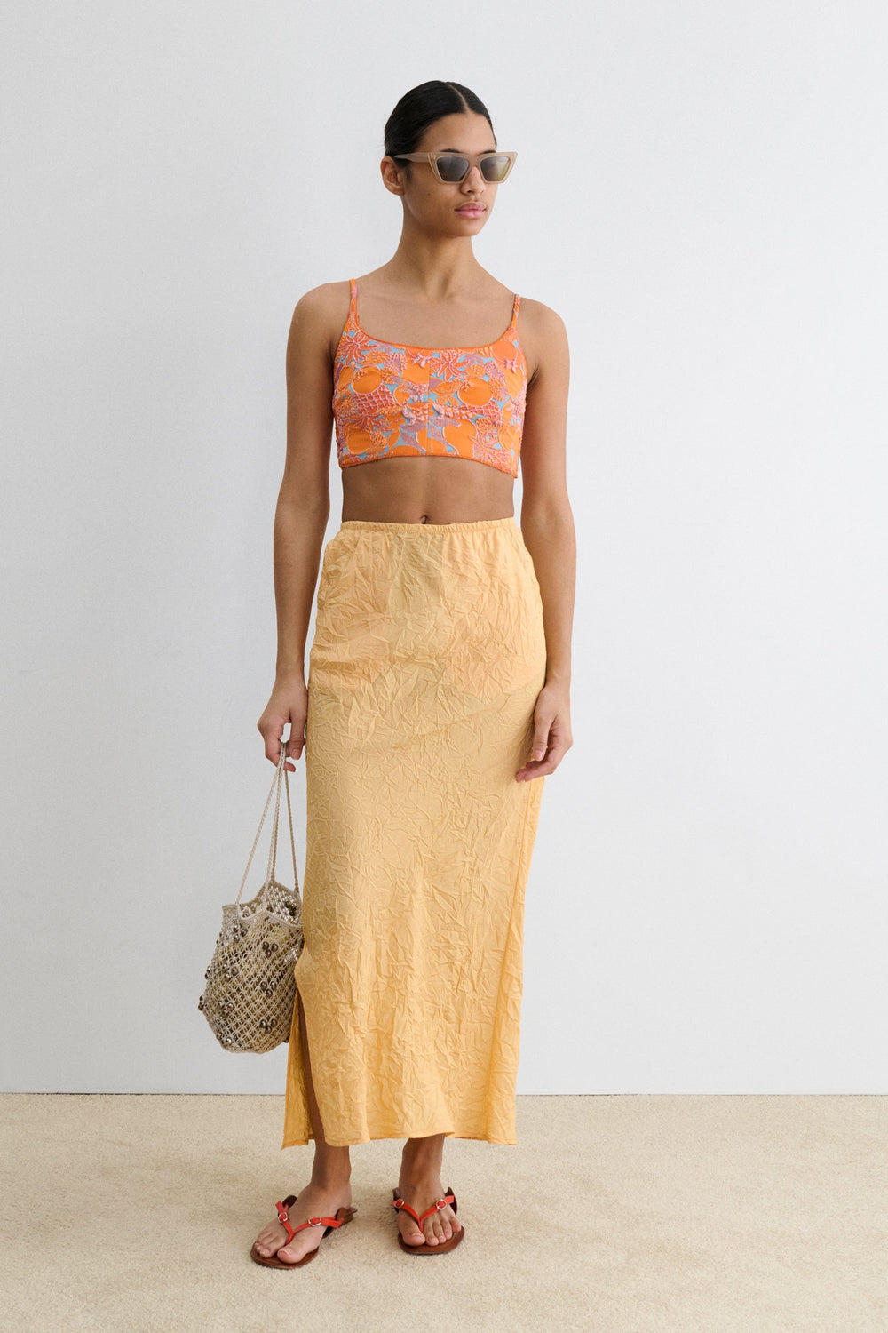 Rachel Comey Clothing Vela Skirt Peach