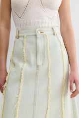 Rachel Comey Clothing|Denim Etch Skirt Bleached