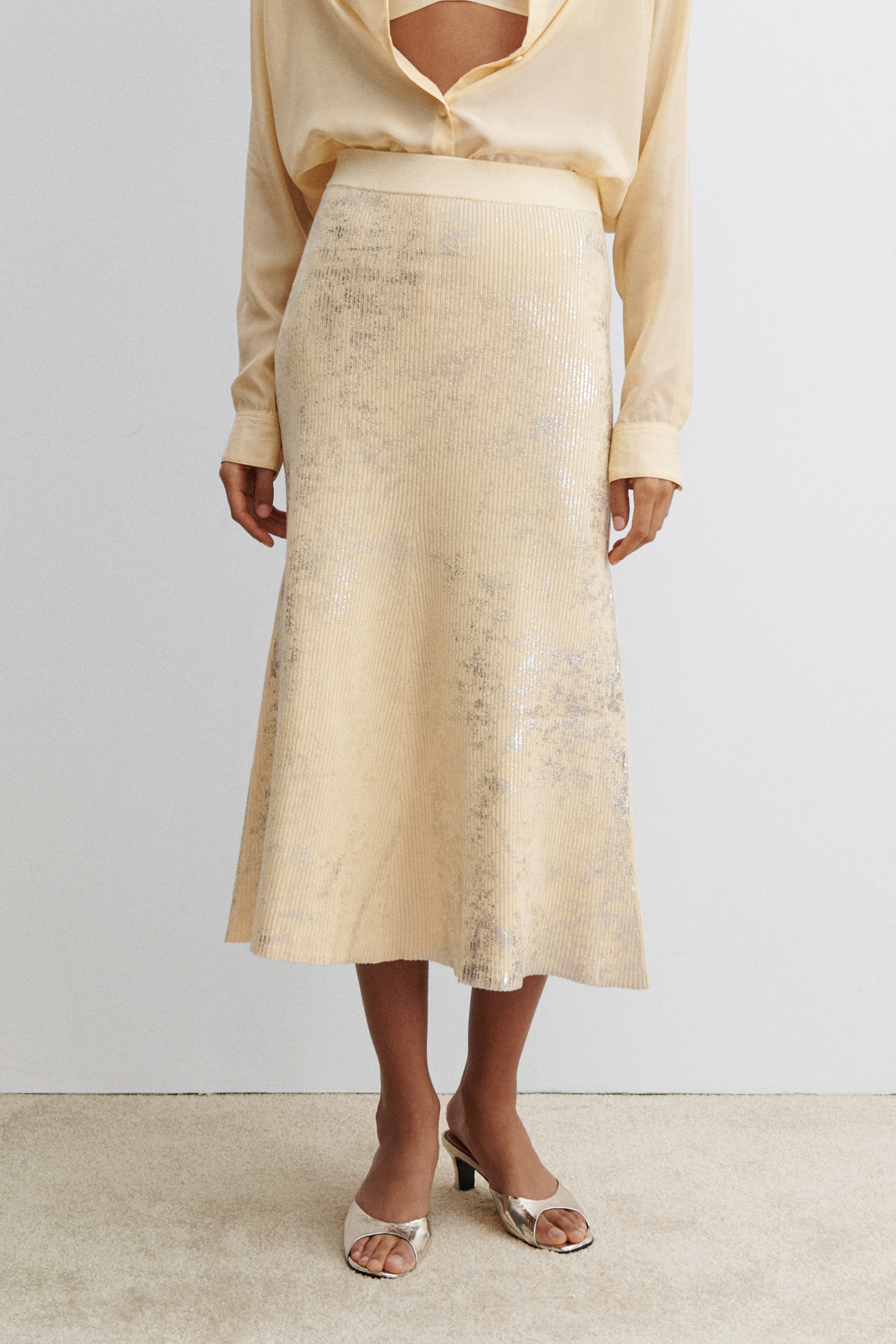 Rachel Comey Clothing Kuzner Skirt Sand-Silver
